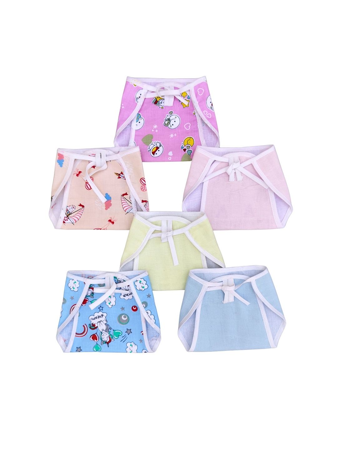 junior drive Make Your Baby Comfortable... Set Of 6 Cloth Langot For Newborn Baby-picture-13