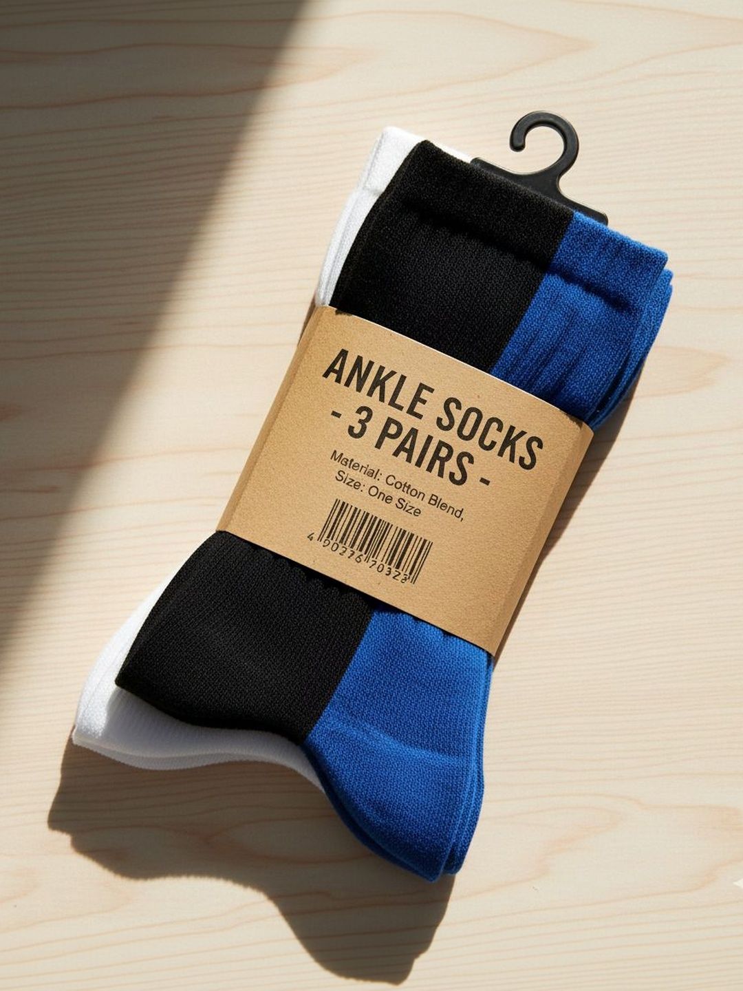 Moda Rapido Men Pack Of 3 Cotton Ankle Length Socks-picture-12