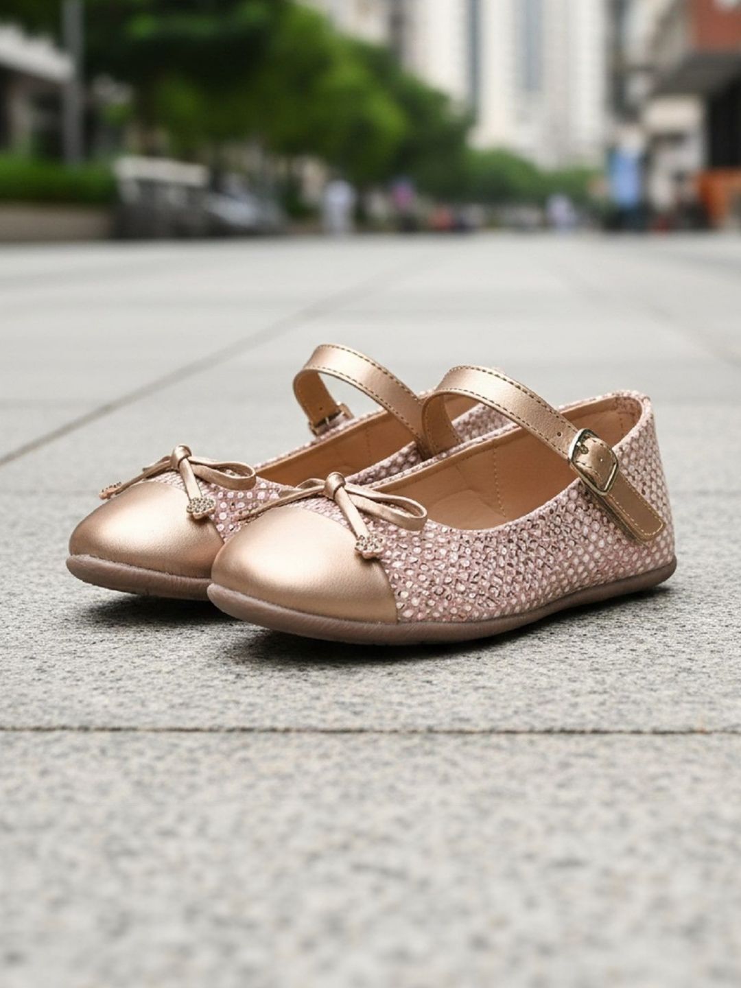 BOYZ N GALZ Girls Embellished Party Bows Flats-picture-29