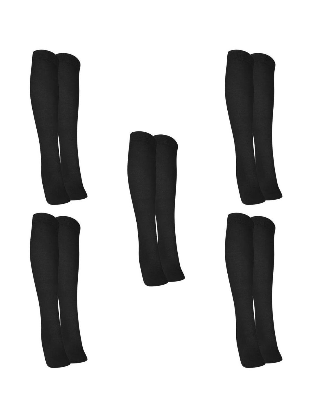MUKHAKSH Pack Of 5 Cotton Knee Length Socks-picture-12