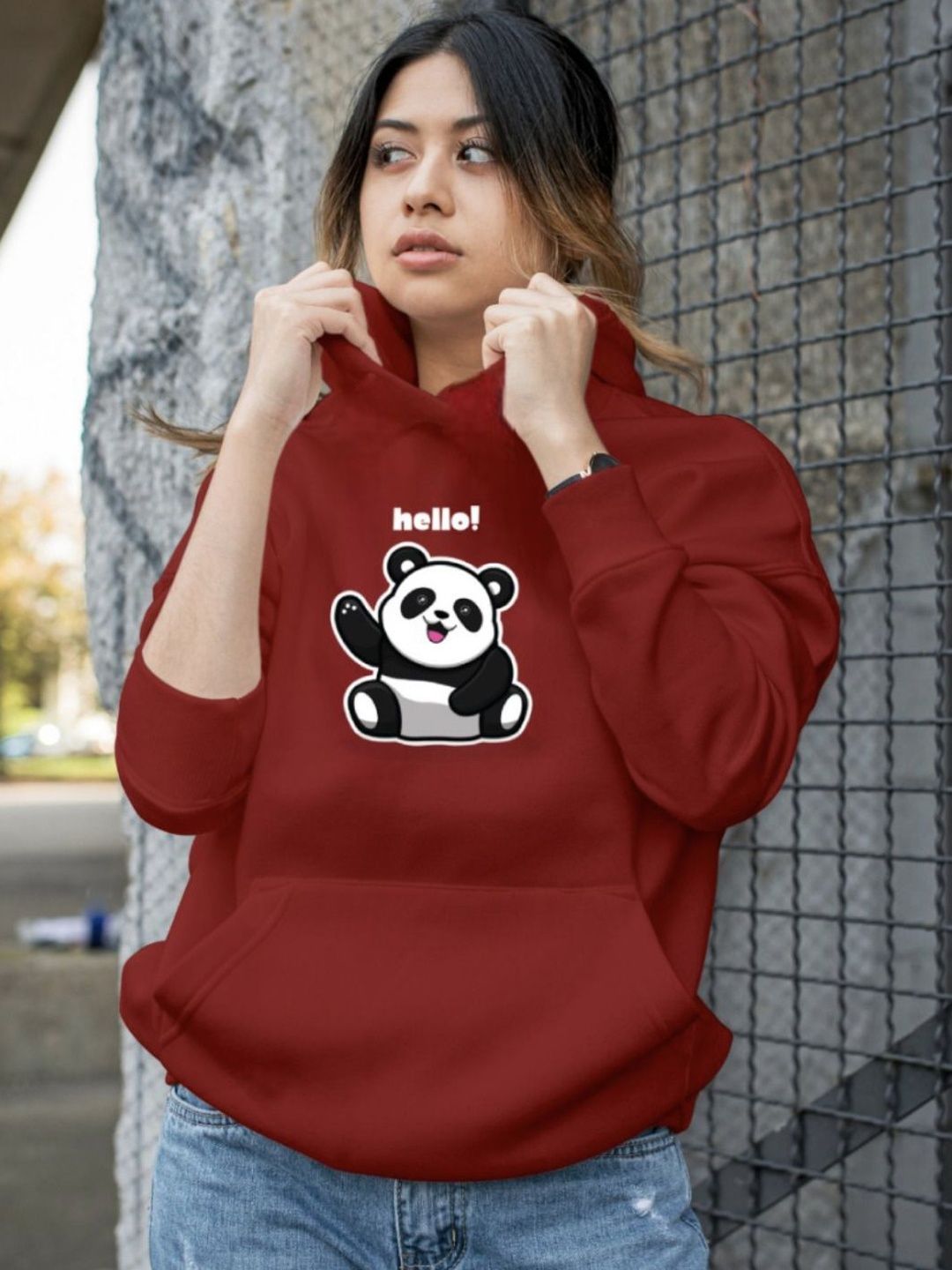 KASHIANXSTYLE Women Printed Hooded Sweatshirt-picture-14