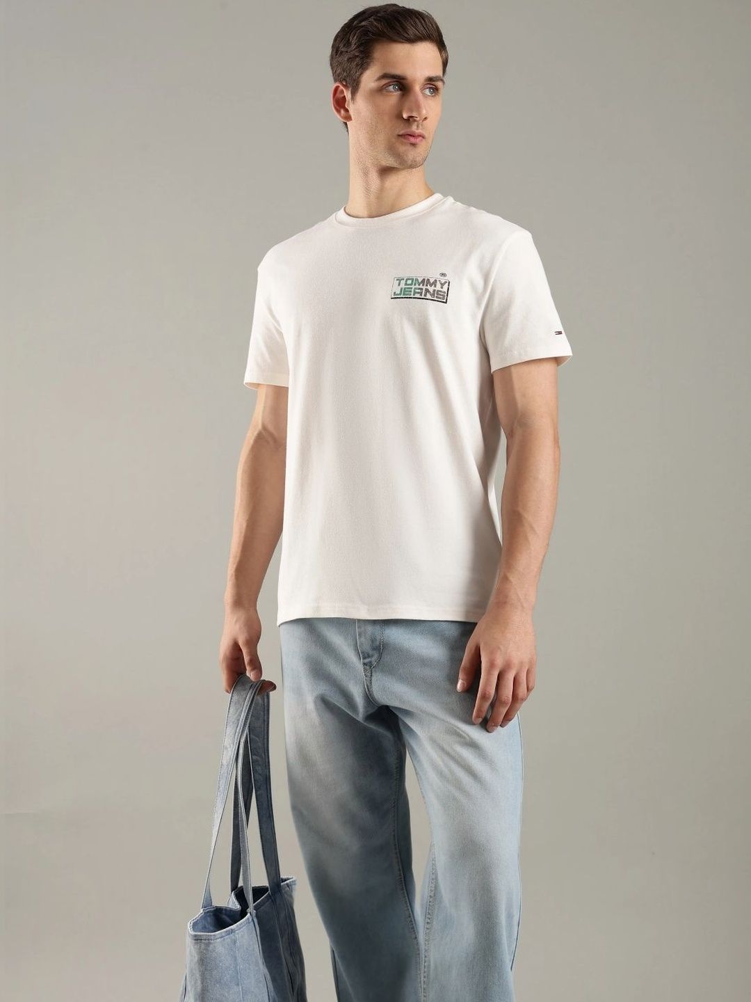 Tommy Hilfiger Men Brand Logo Printed T-shirt-picture-25