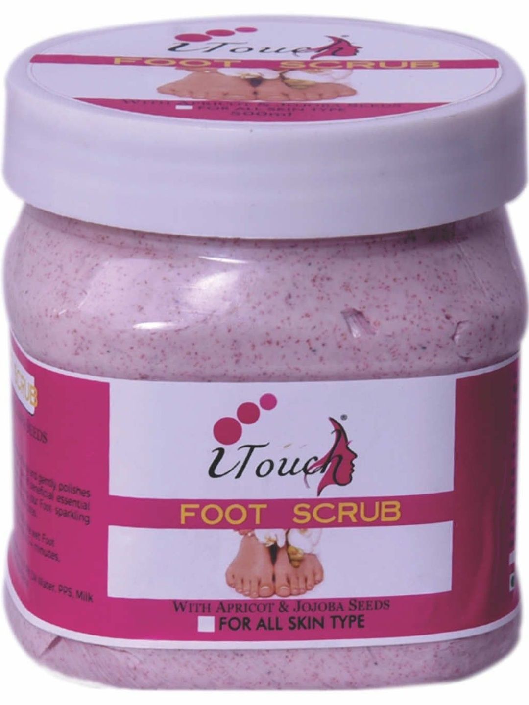I TOUCH HERBAL Apricot Foot Scrub For Dead Skin Removal - 500 ml-picture-20