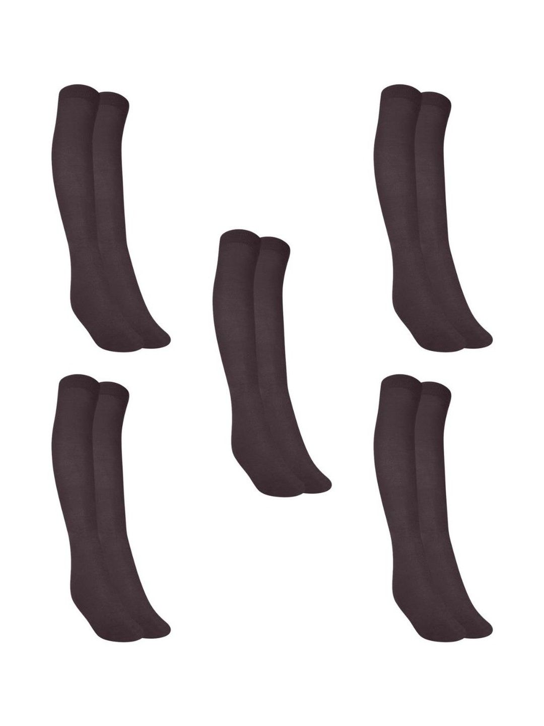 MUKHAKSH Men Pack Of 5 Knee-Length Socks-picture-57
