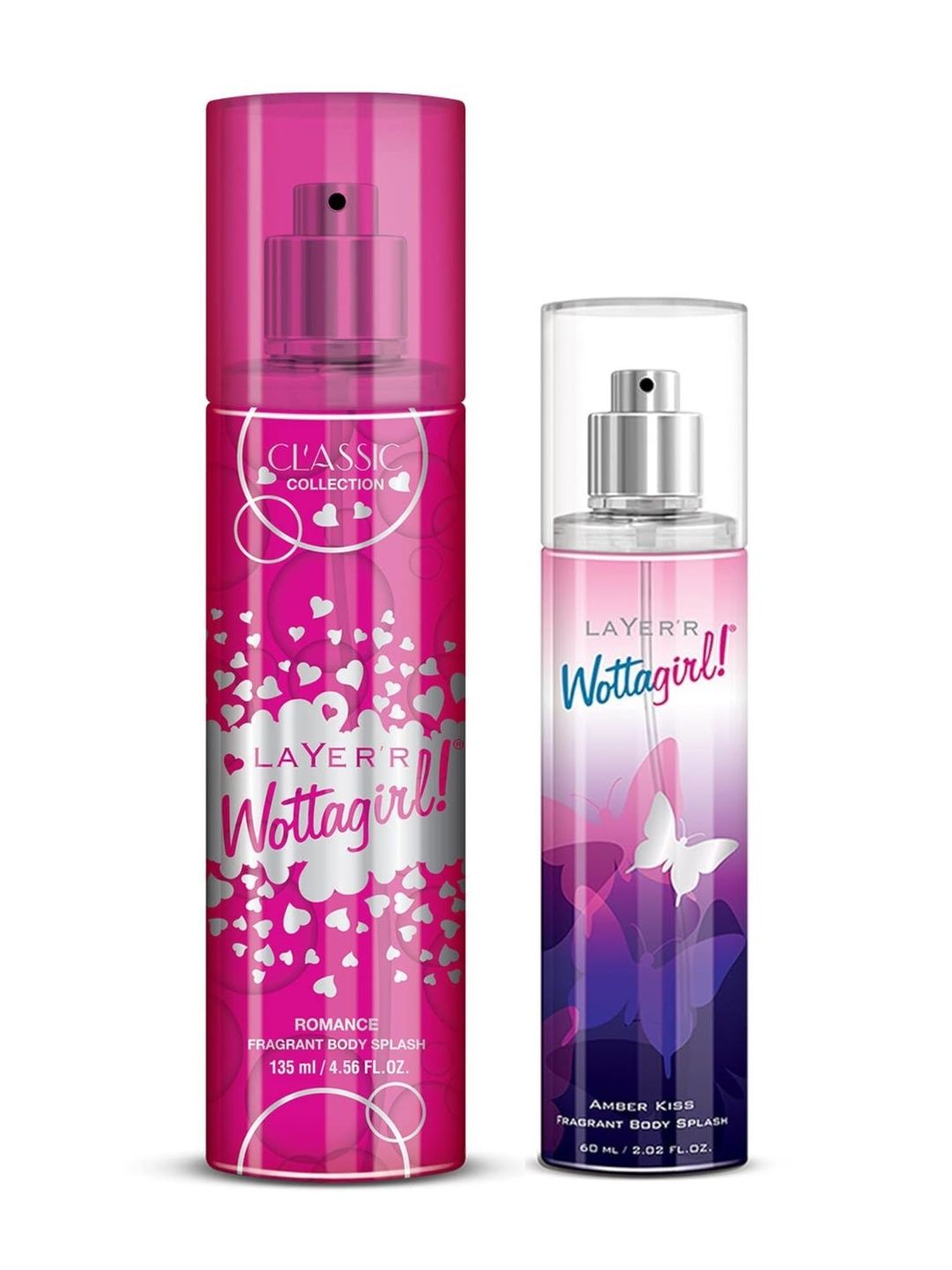 LAYER'R WOTTAGIRL! Set Of 2 Classic Romance Body Splash - 135 ml & Secret Crush - 60 ml-picture-38