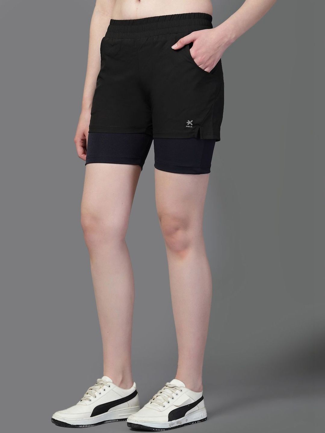 HRX by Hrithik Roshan Women Training or Gym Sports Shorts-picture-57