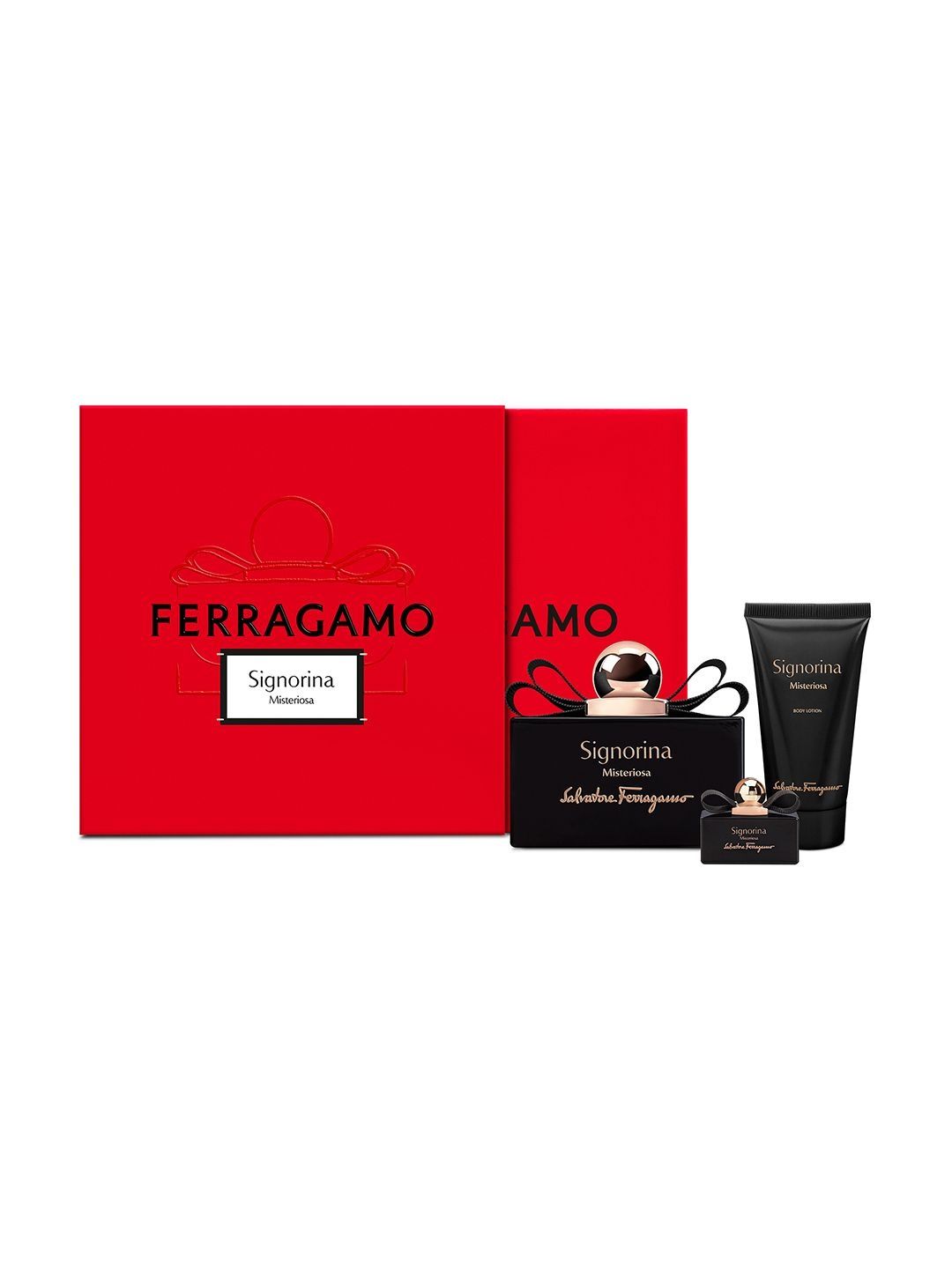 Salvatore Ferragamo Signorina Misteriosa Set Eau de Parfum - 100ml & 5ml Body Lotion -50ml-picture-17