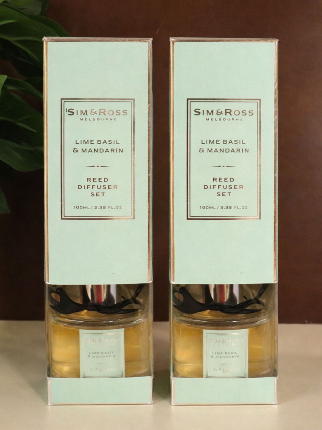 Sim & Ross Green Lime Basil & Mandarin 2Pcs Aroma Oil Diffusers - 100 ml Each-picture-36