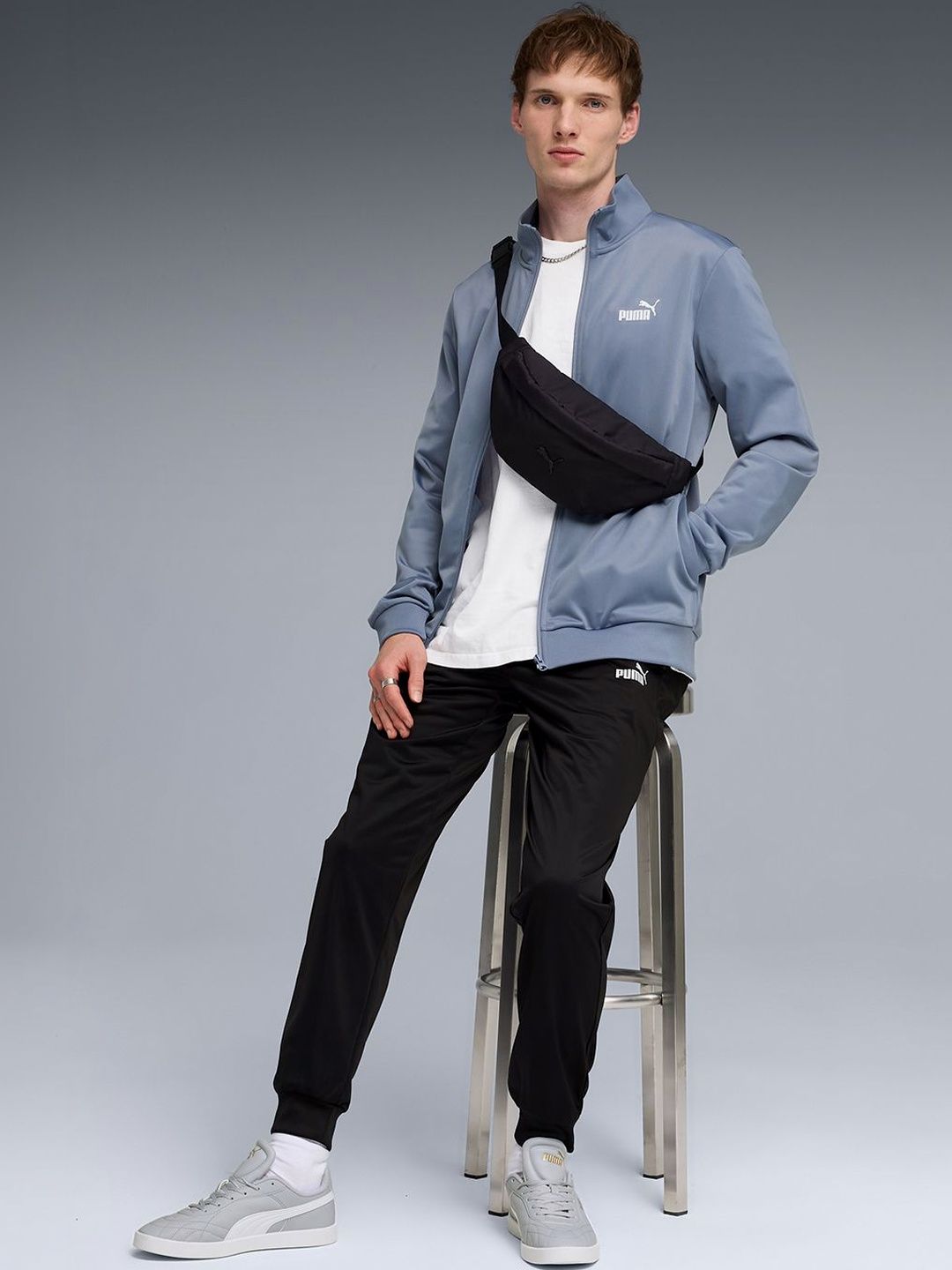 Puma Essentials Men's Knitted Tracksuit-picture-19