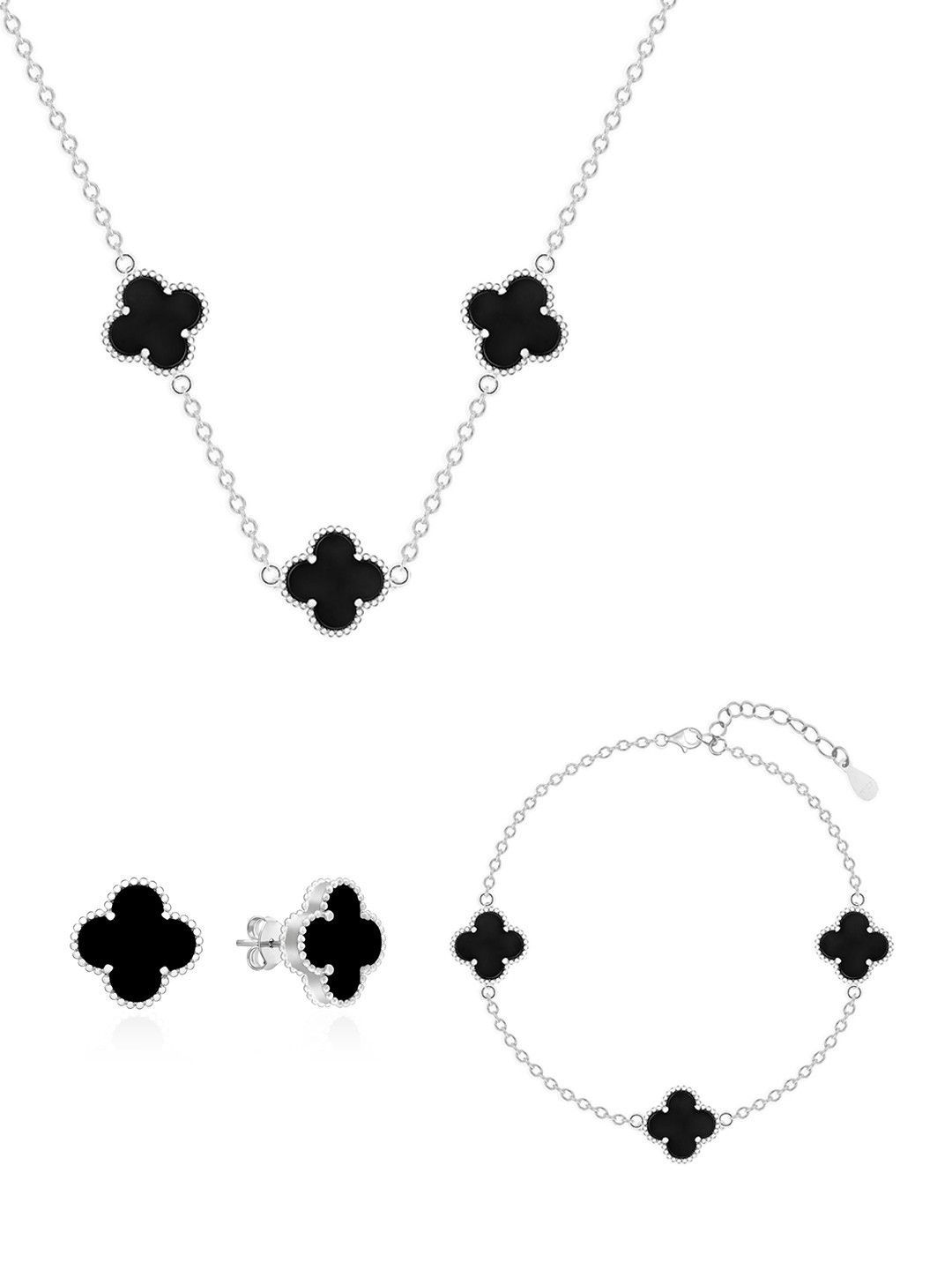 TOUCH925 Stones Studded Jewellery Set-image-3