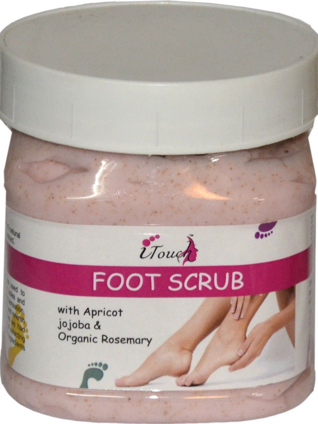 I TOUCH HERBAL Apricot Foot Scrub For Dead Skin Removal - 500 ml-picture-12