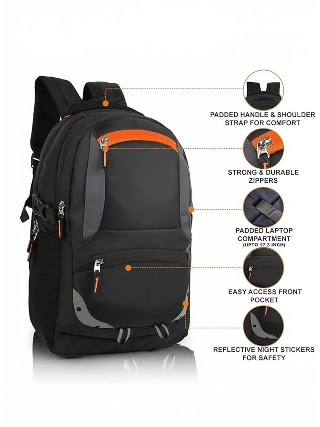 MONVELLI Men Colourblocked Backpack-picture-27