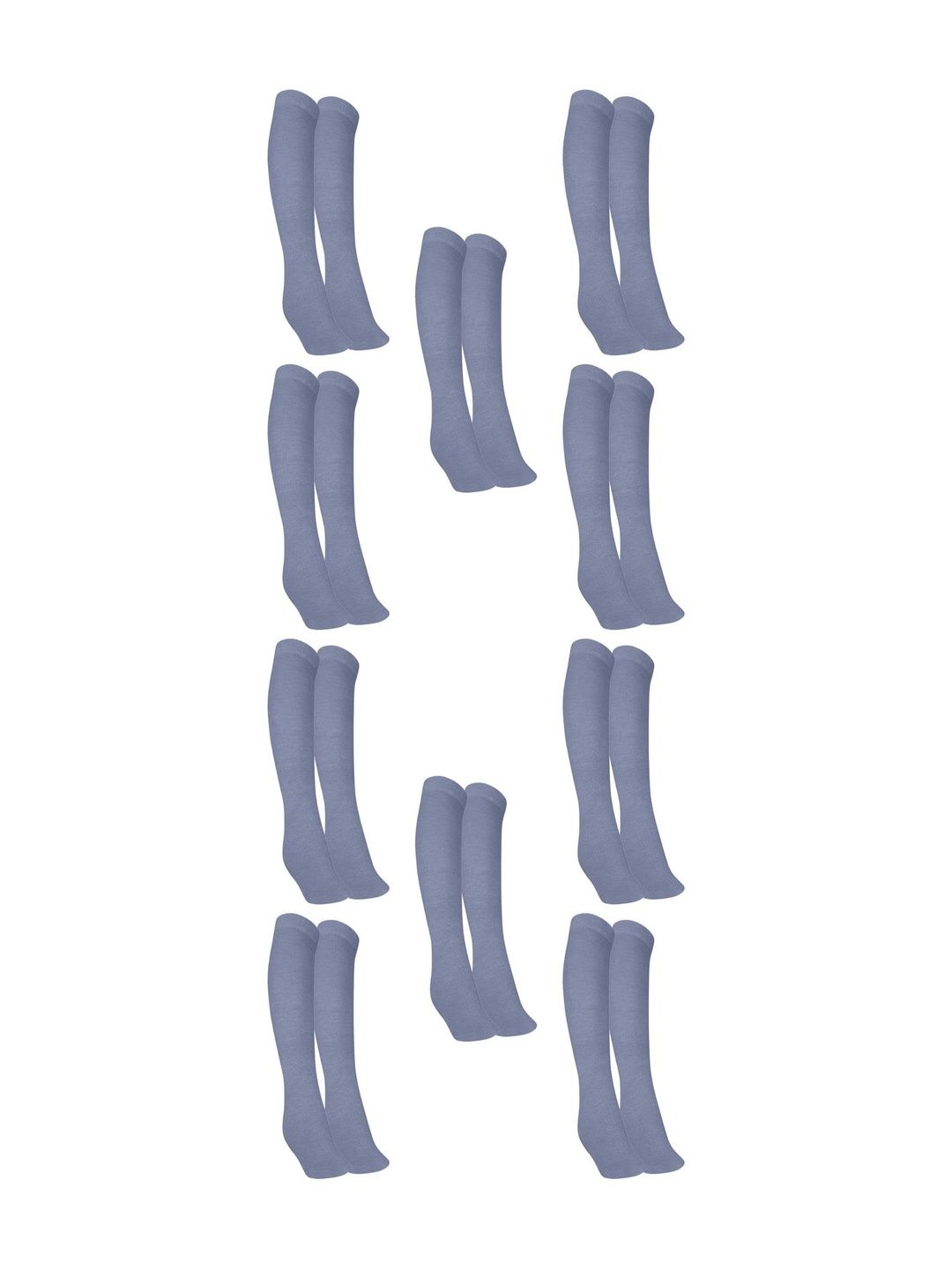 MUKHAKSH Men Pack Of 10 Knee-Length Socks-picture-24