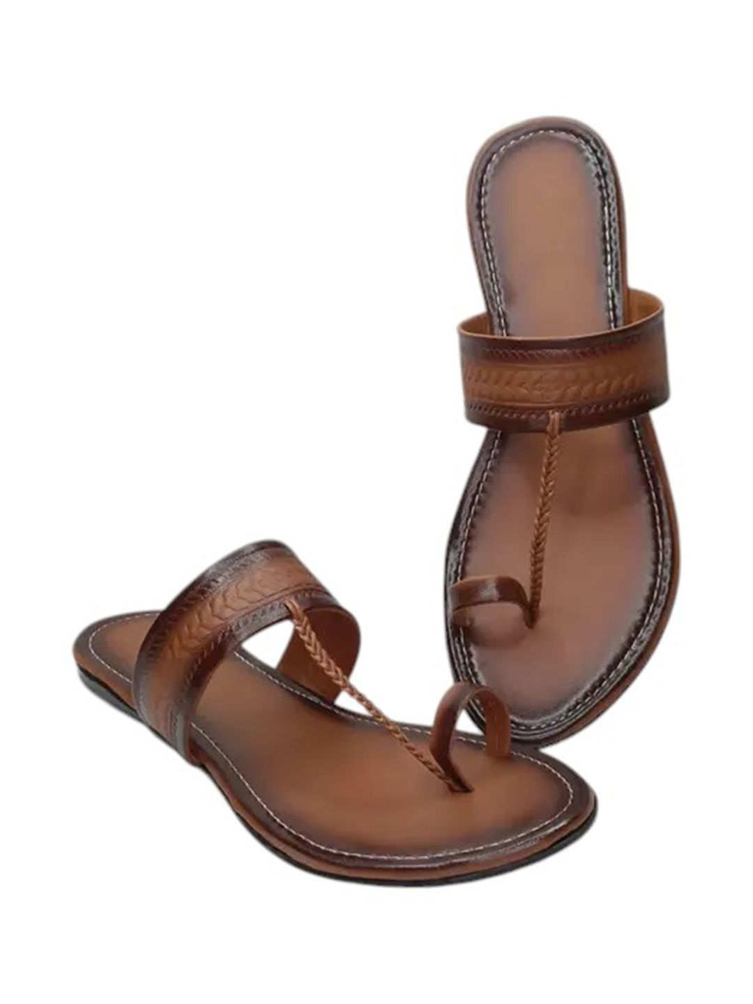 Shoezoid Women One Toe Flats-image-3