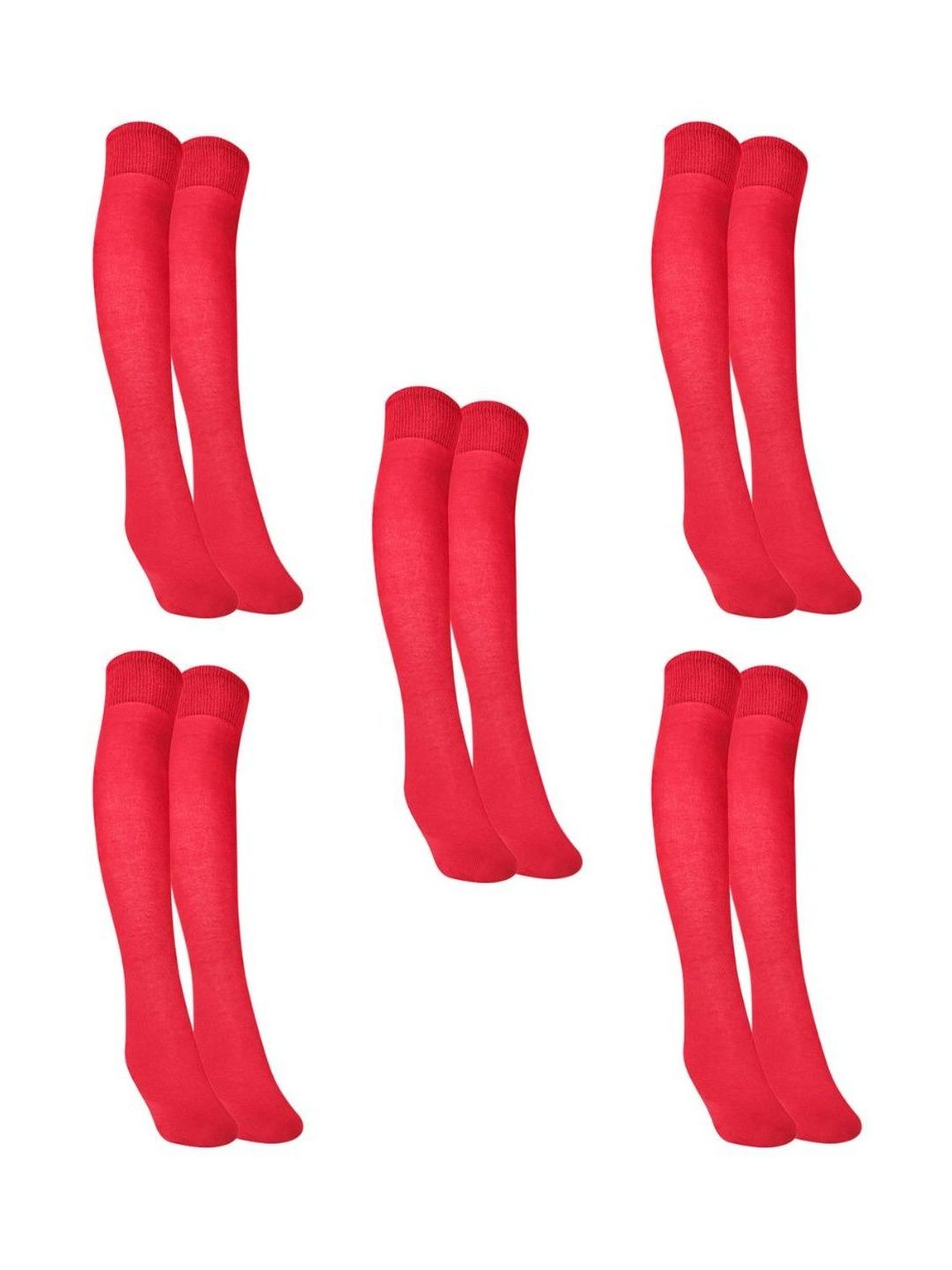 MUKHAKSH Men Pack Of 5 Knee-Length Socks-picture-46