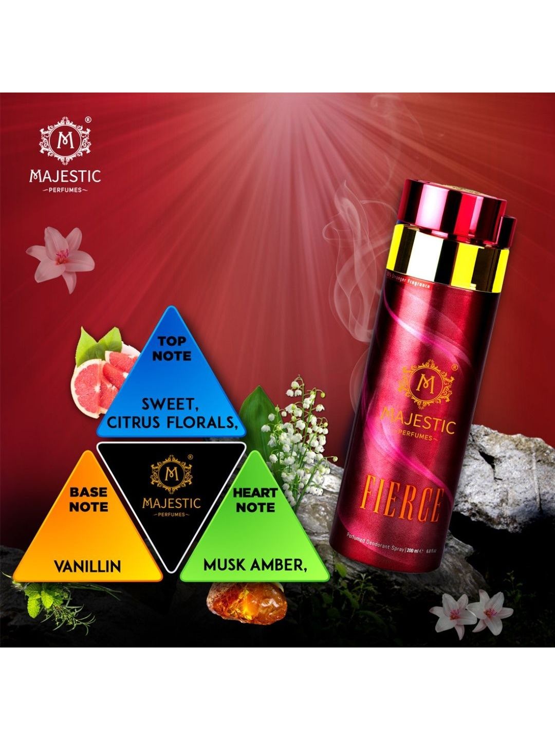 MAJESTIC PERFUMES Fierce Long-Lasting Deodorant - 200 ml-image-37