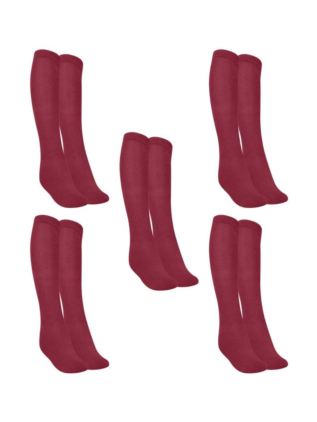 MUKHAKSH Men Pack Of 5 Knee-Length Socks-picture-49