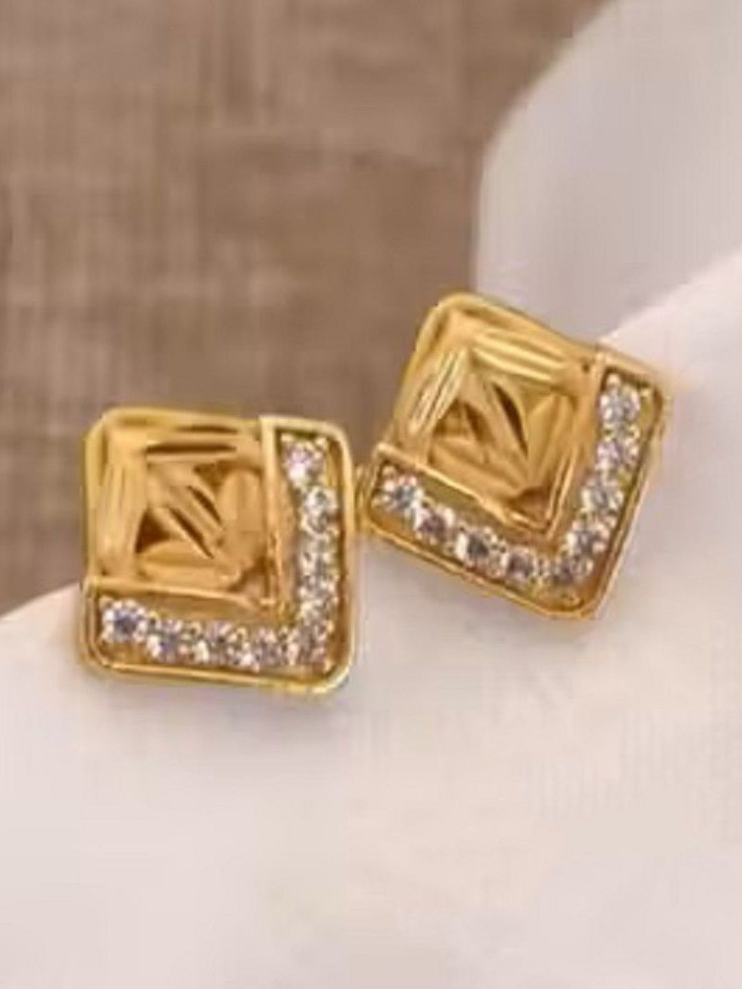Sangria American Diamond Stone Studded Studs Earrings-picture-48