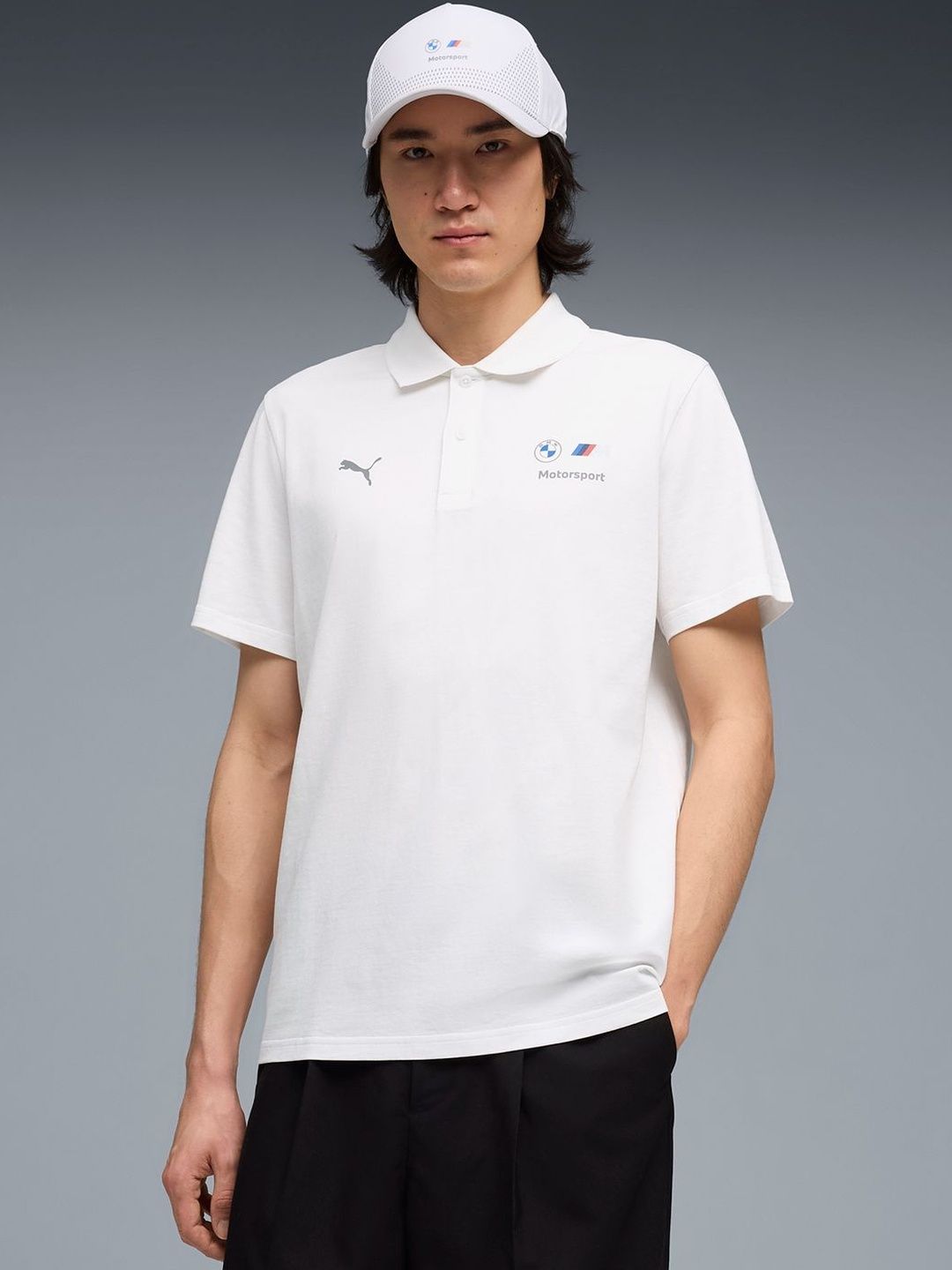 PUMA Motorsport Men Brand Logo BMW Motorsport Printed Polo Collar T-shirt-picture-25