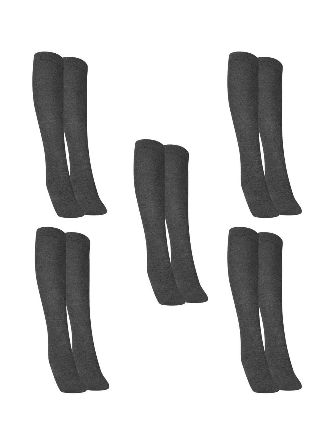 MUKHAKSH Men Pack Of 5 Knee-Length Socks-picture-14