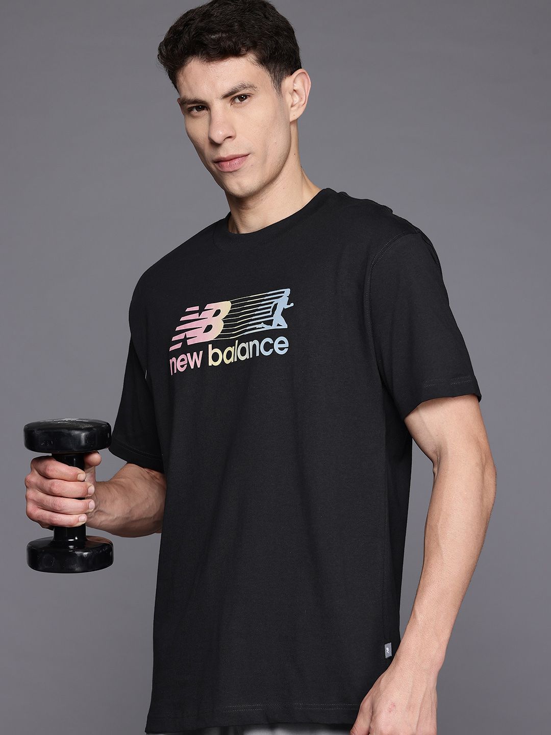 New Balance Typography Printed Relaxed Fit Pure Cotton Running T-shirt-picture-10