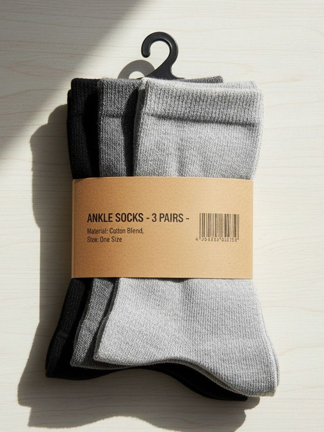 Moda Rapido Men Pack Of 3 Cotton Ankle Length Socks-picture-49