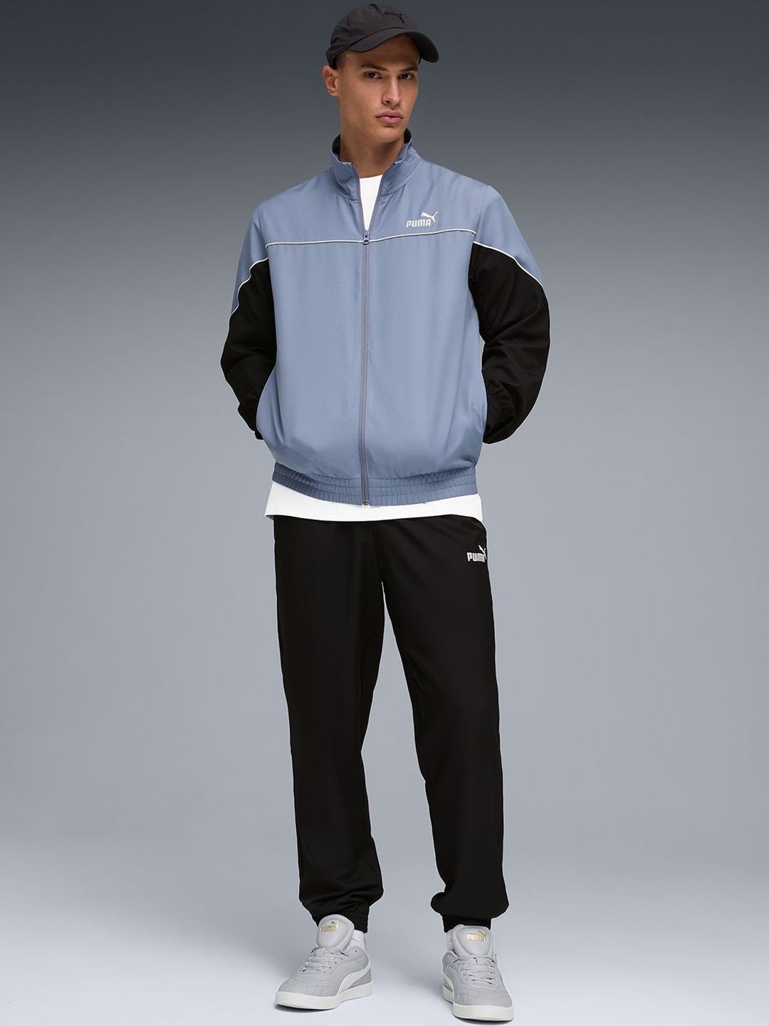 Puma Men's Woven Colourblock Tracksuit-picture-31