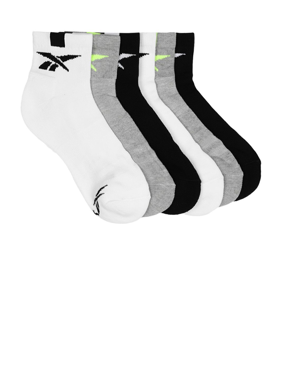 Reebok Men Pack of 6 Core Ankle Length Socks-picture-14