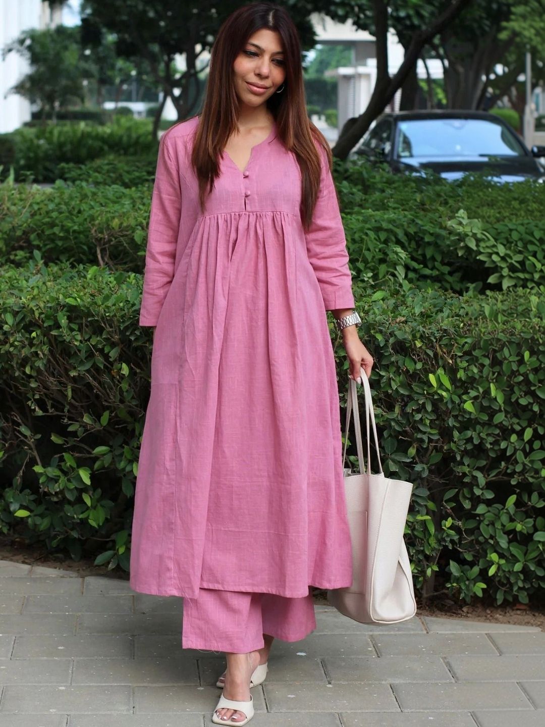 iEthniya Women Empire Kurta with Palazzos-picture-28