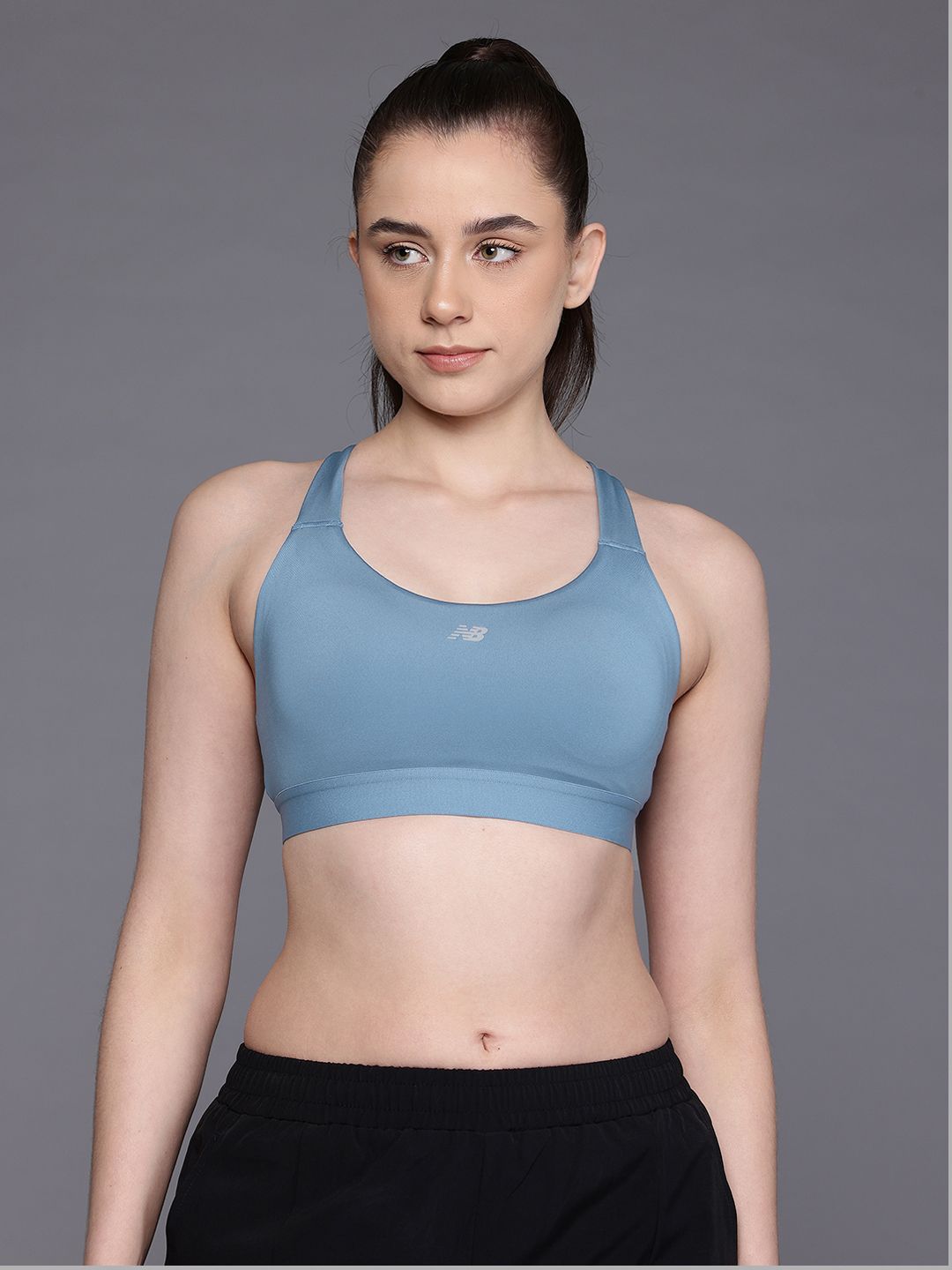 New Balance Removable Padding Full Coverage Seamless Training Bra WB51035SRU-image-19