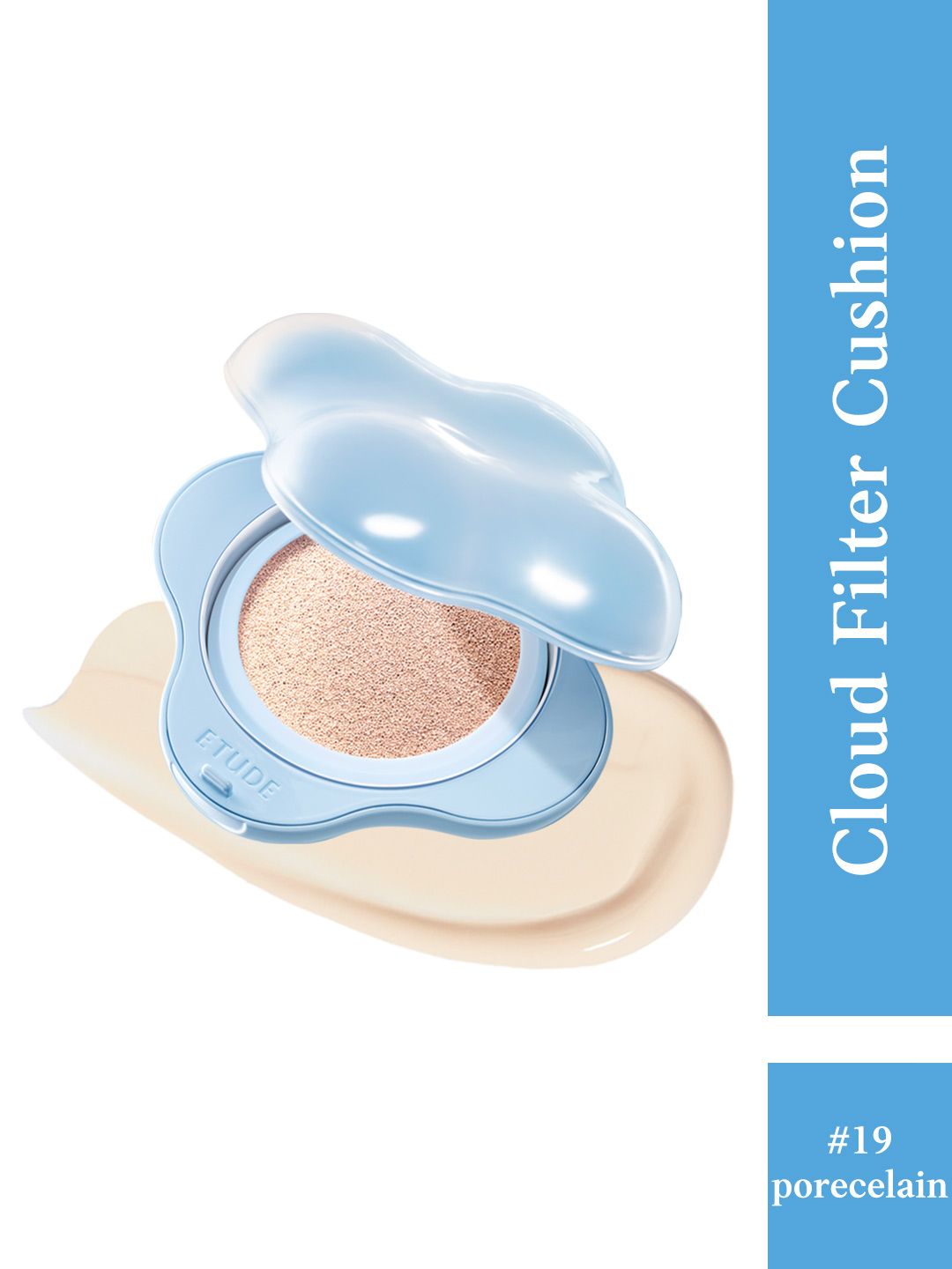 ETUDE Cloud Filter Cushion Lightweight Long Lasting Foundation - Porcelain 19-image-3