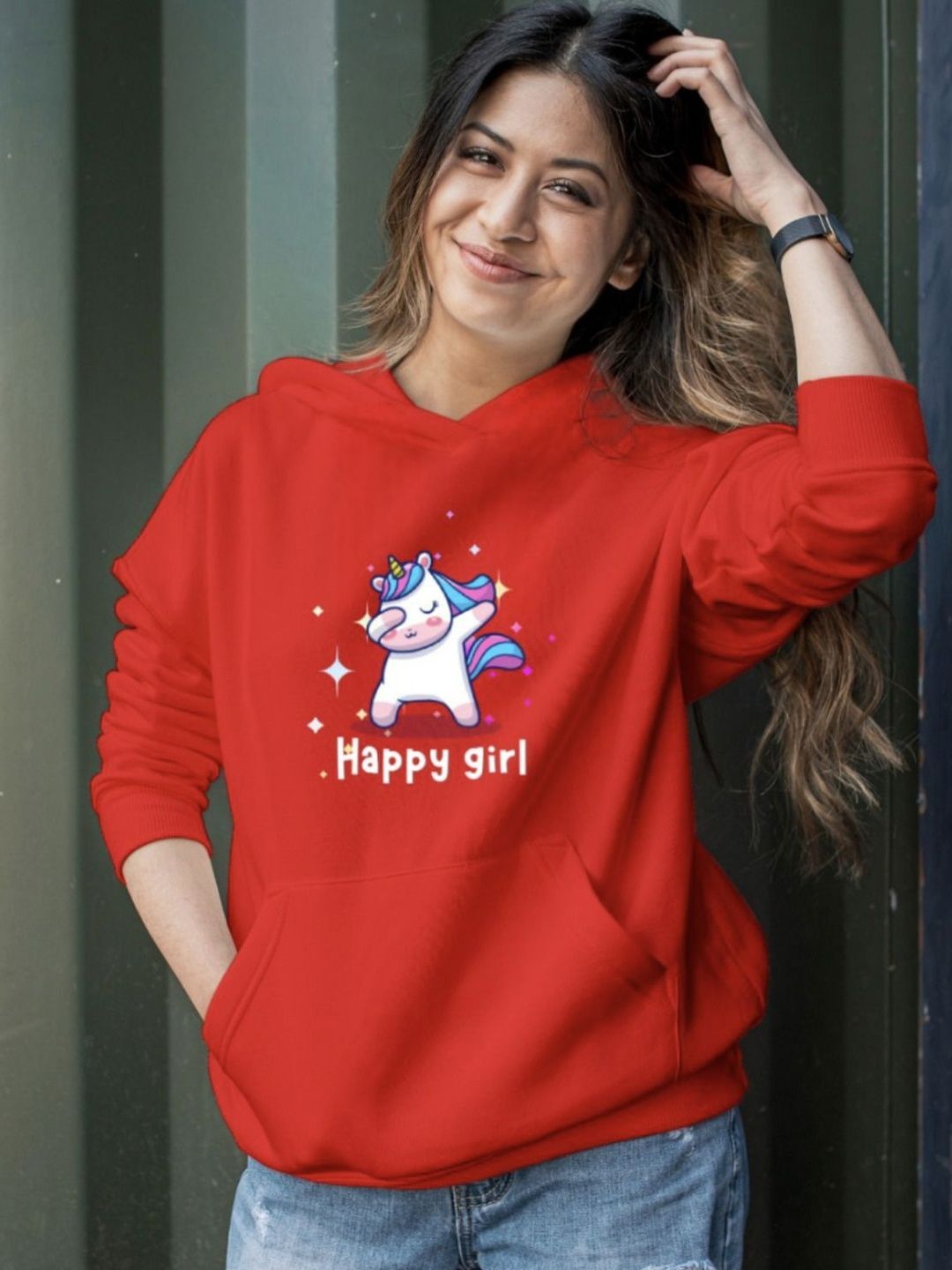 KASHIANXSTYLE Women Printed Hooded Sweatshirt-picture-43