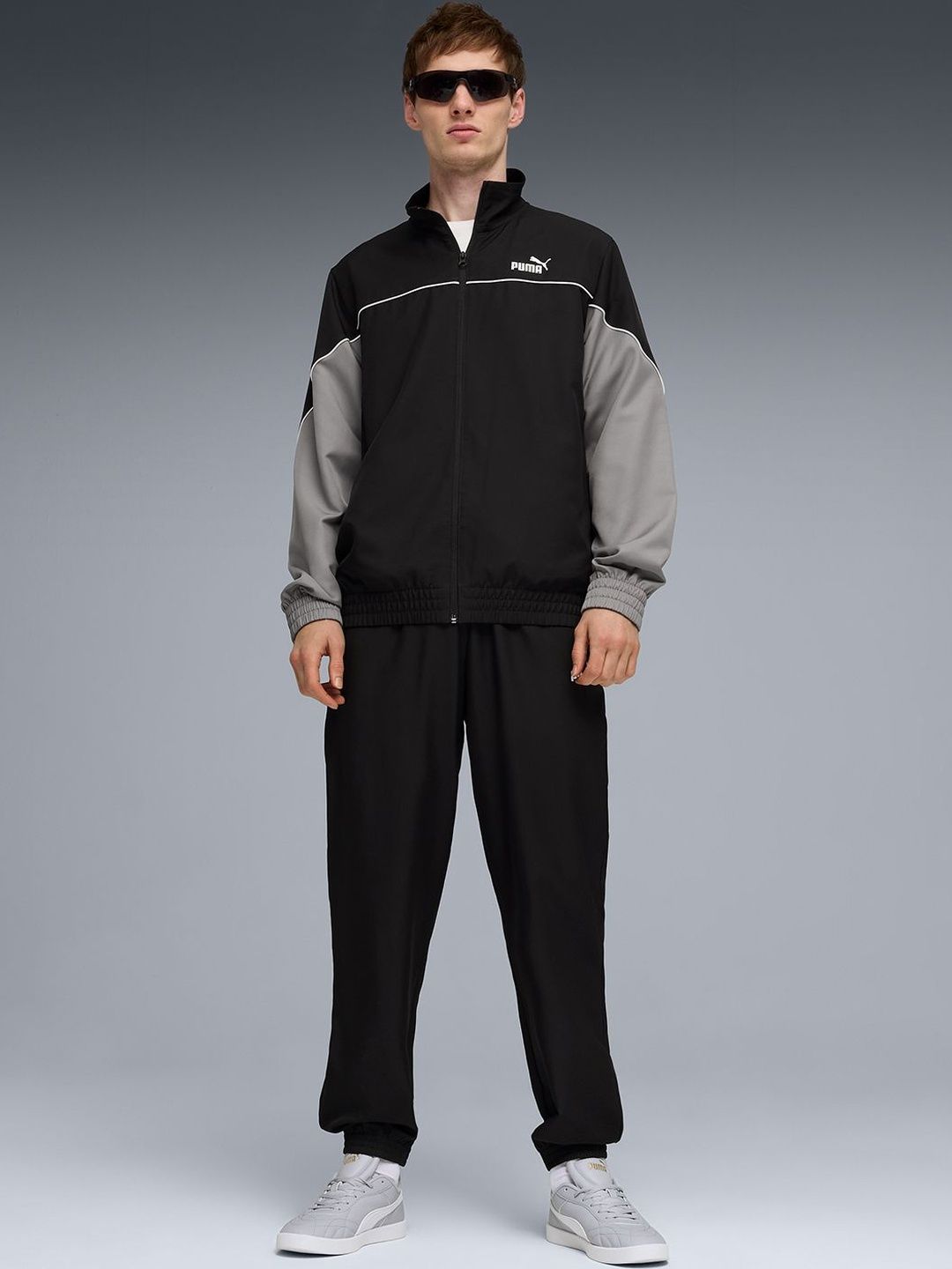 Puma Men's Woven Colourblock Tracksuit-picture-32