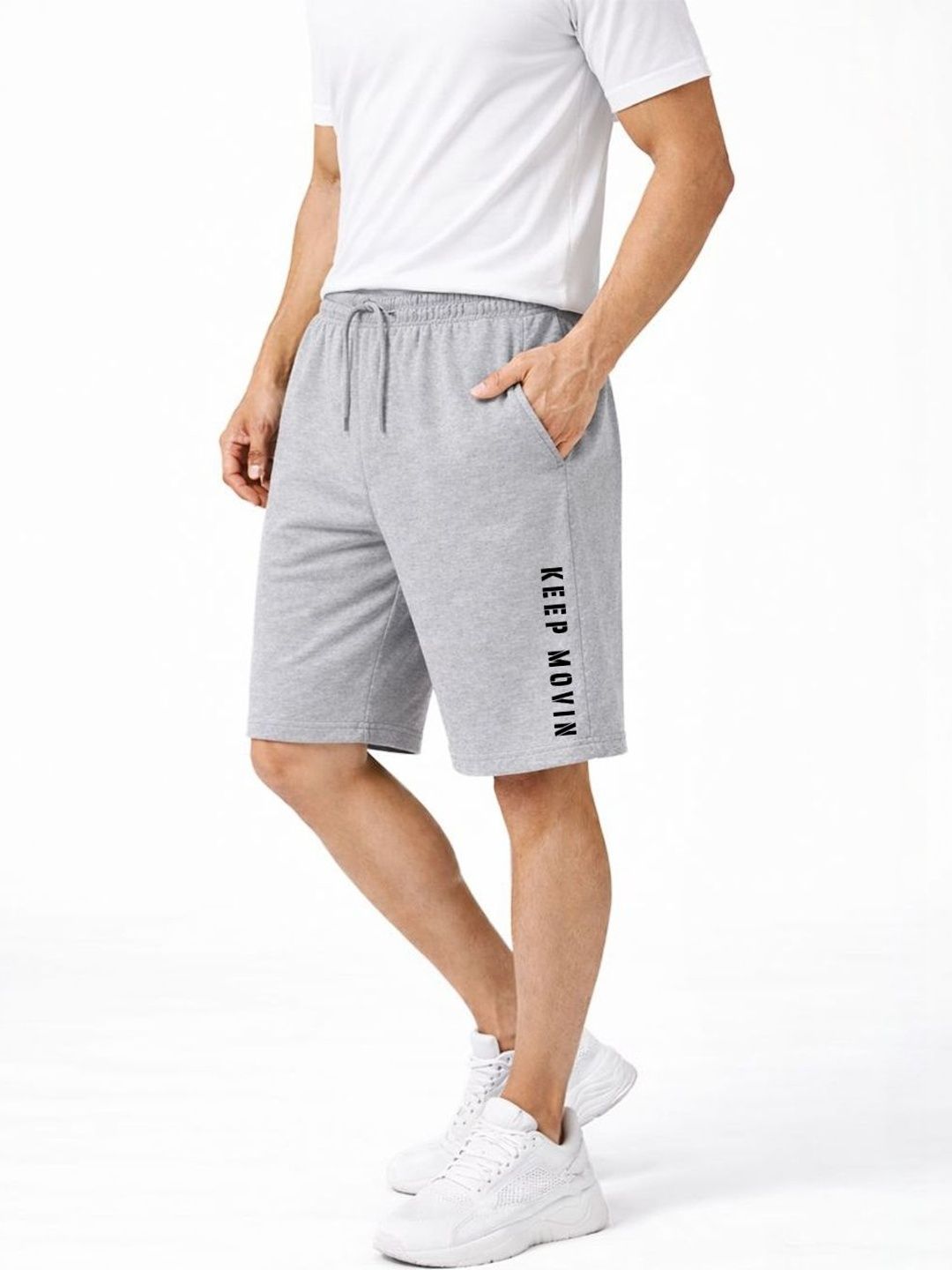 KART BLACK Men Typography Printed High-Rise Shorts-picture-9