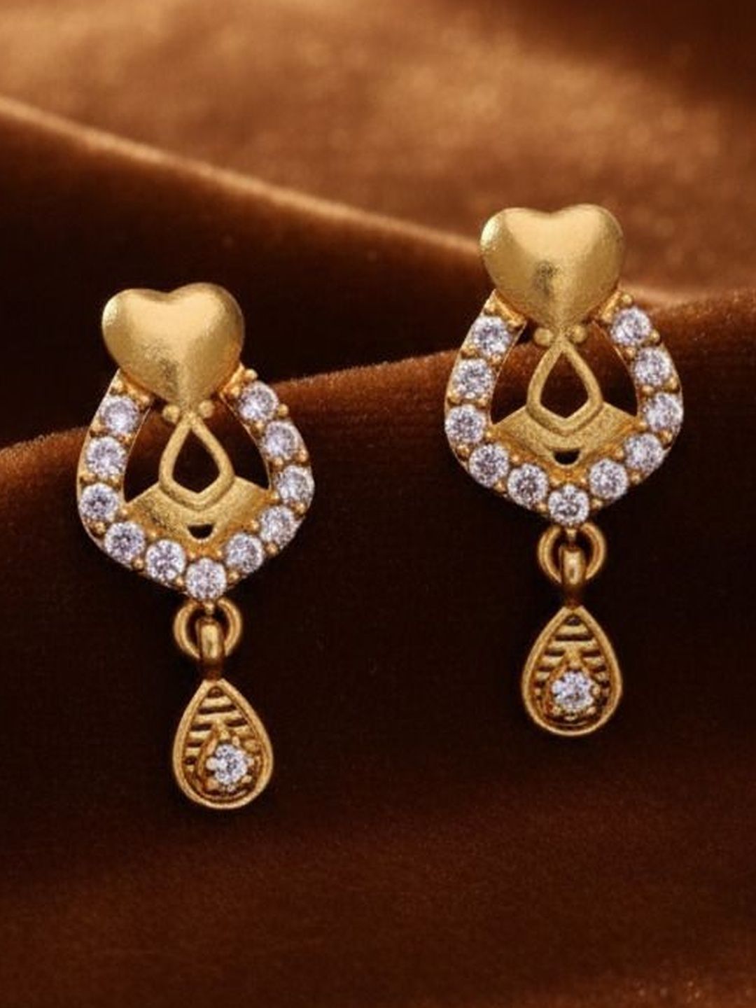 DIVASTRI Teardrop Shaped Drop Earrings-picture-19