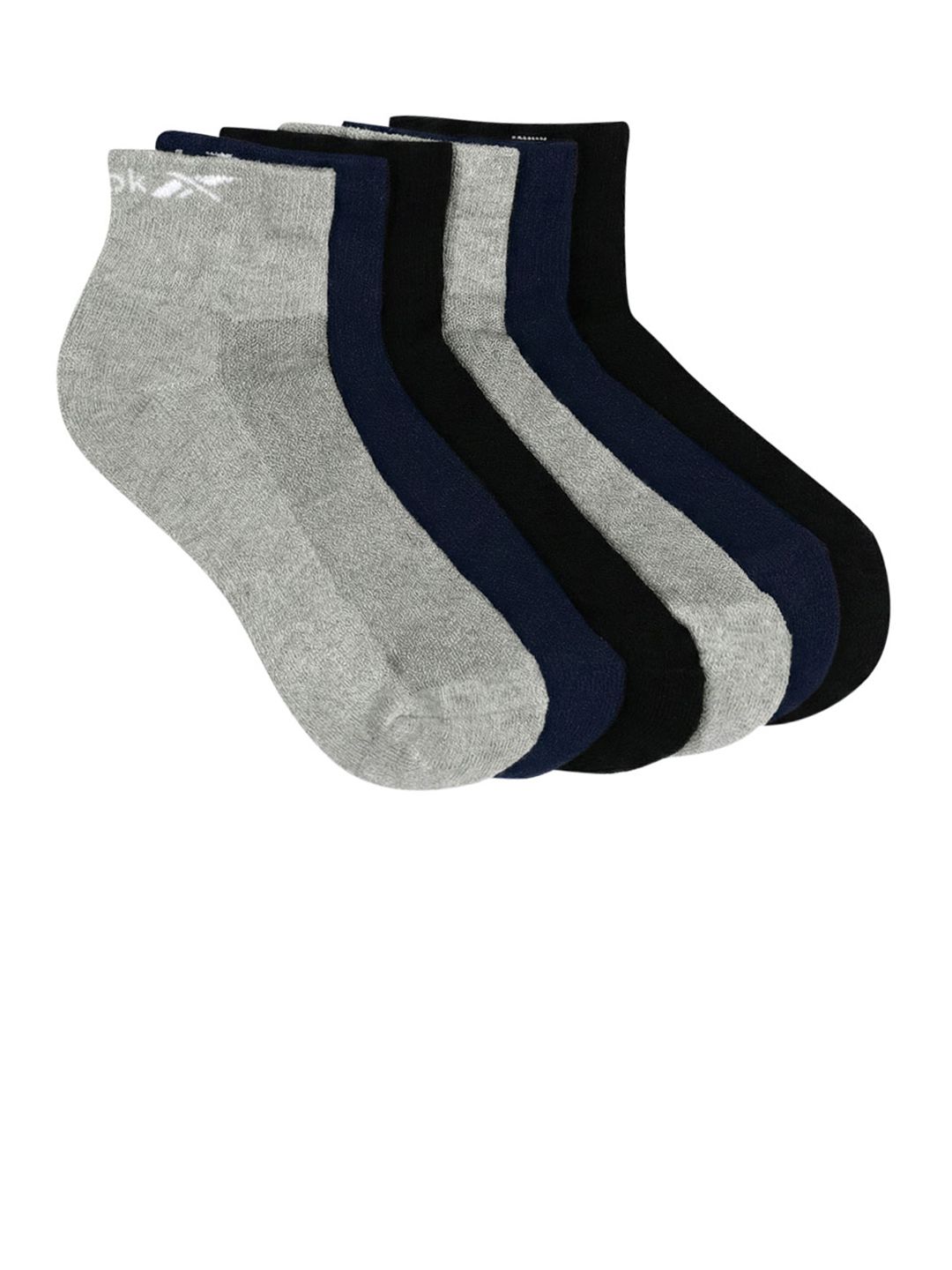 Reebok Men Pack of 6 Core Ankle Length Socks-picture-10