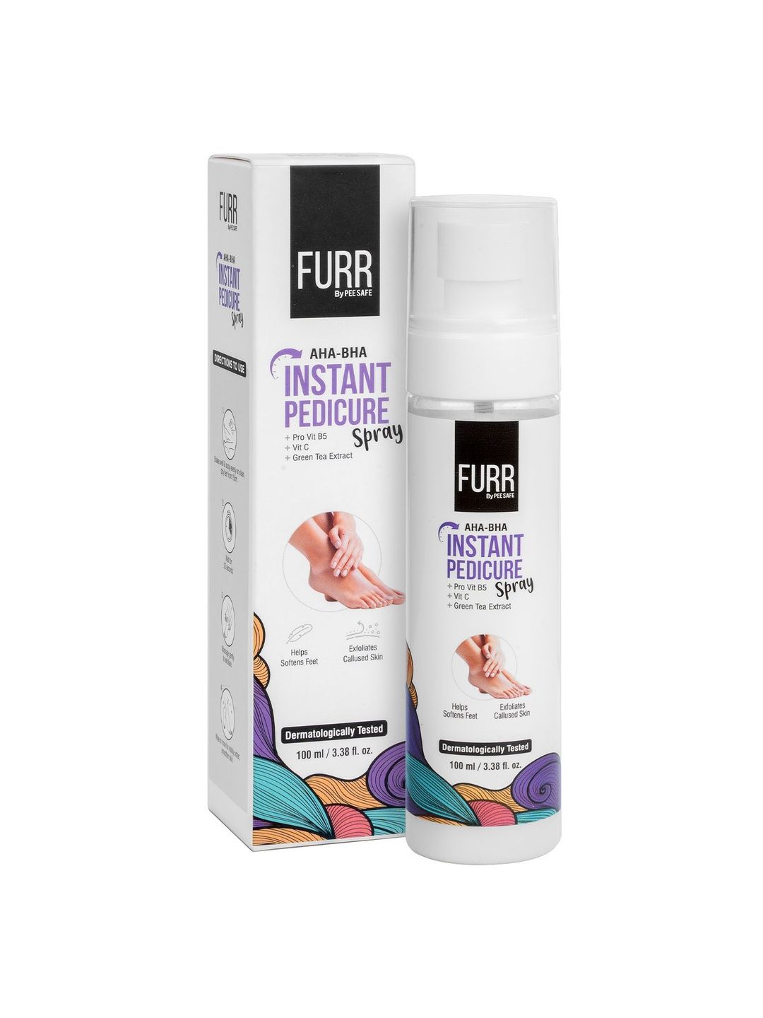 FURR BY PEE SAFE AHA BHA Instant Pedicure Spray With Vitamin C - 100 ml-picture-46