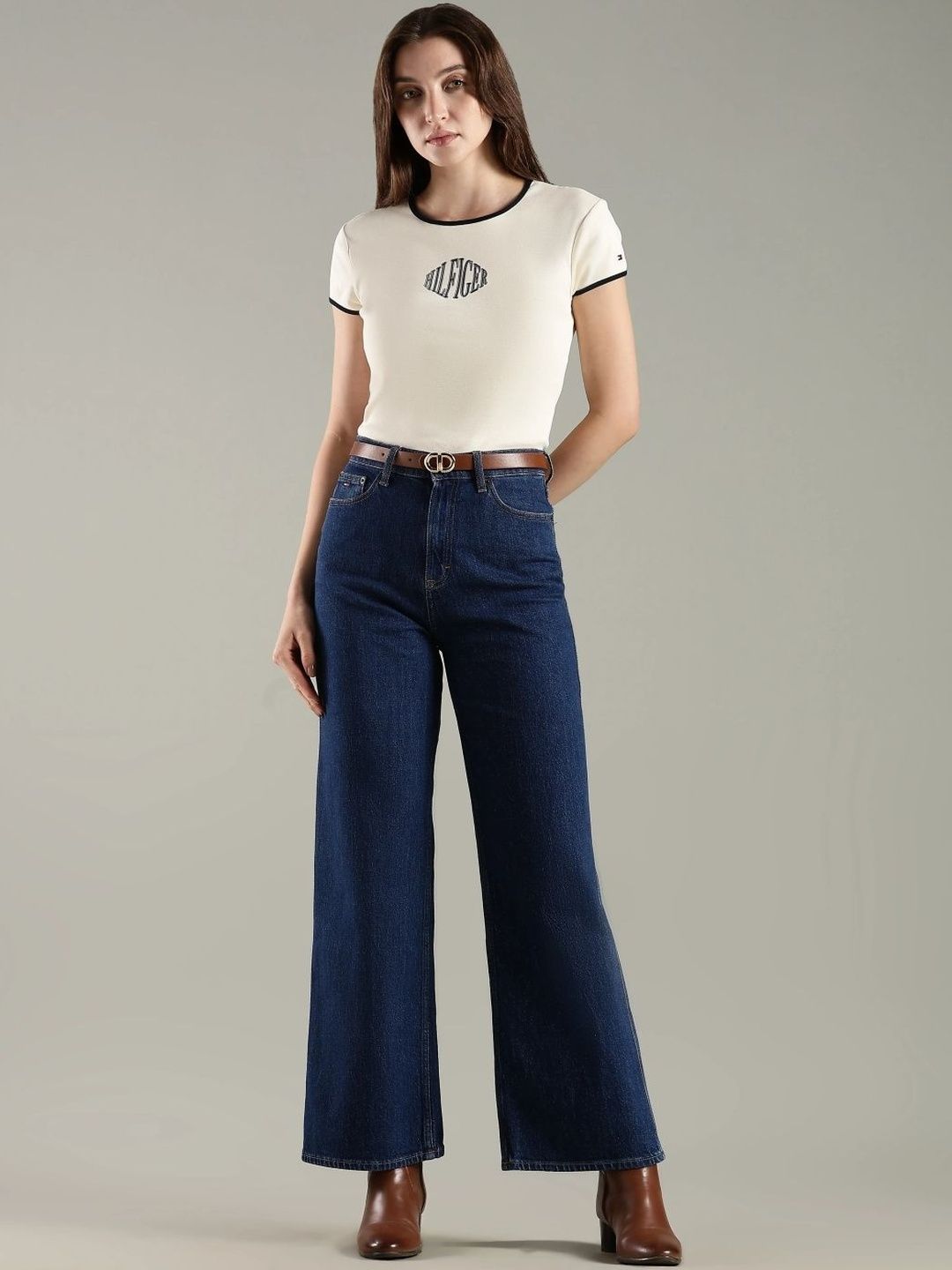 Tommy Hilfiger Women Relaxed Fit Mid-Rise Jeans-picture-40