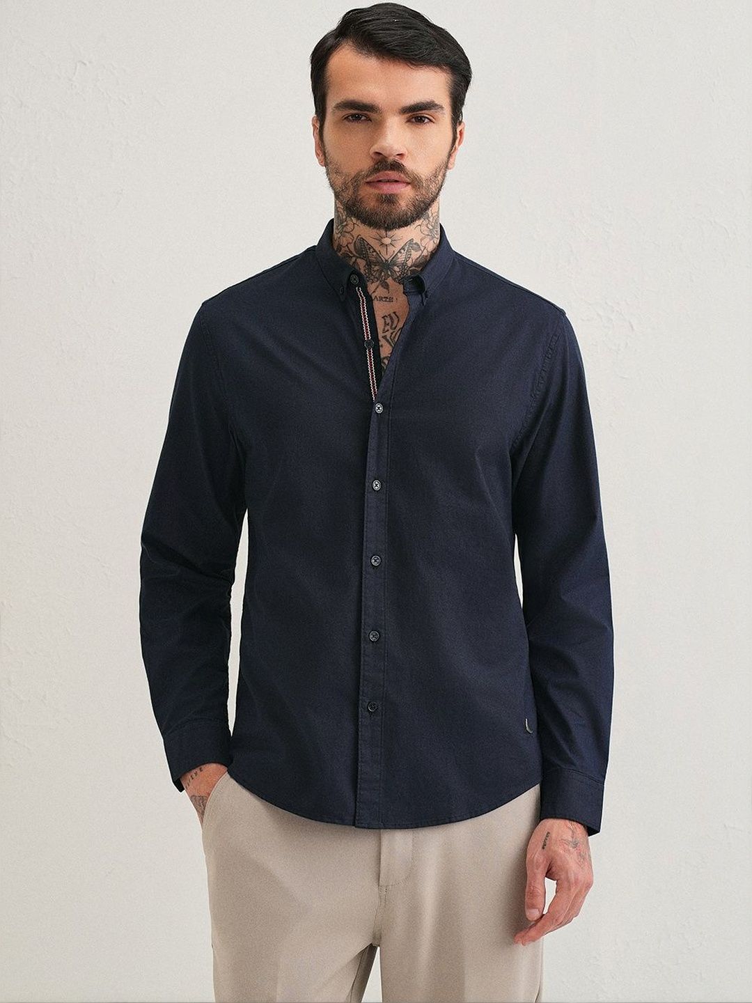 Banana Club Men Classic Casual Shirt-picture-23