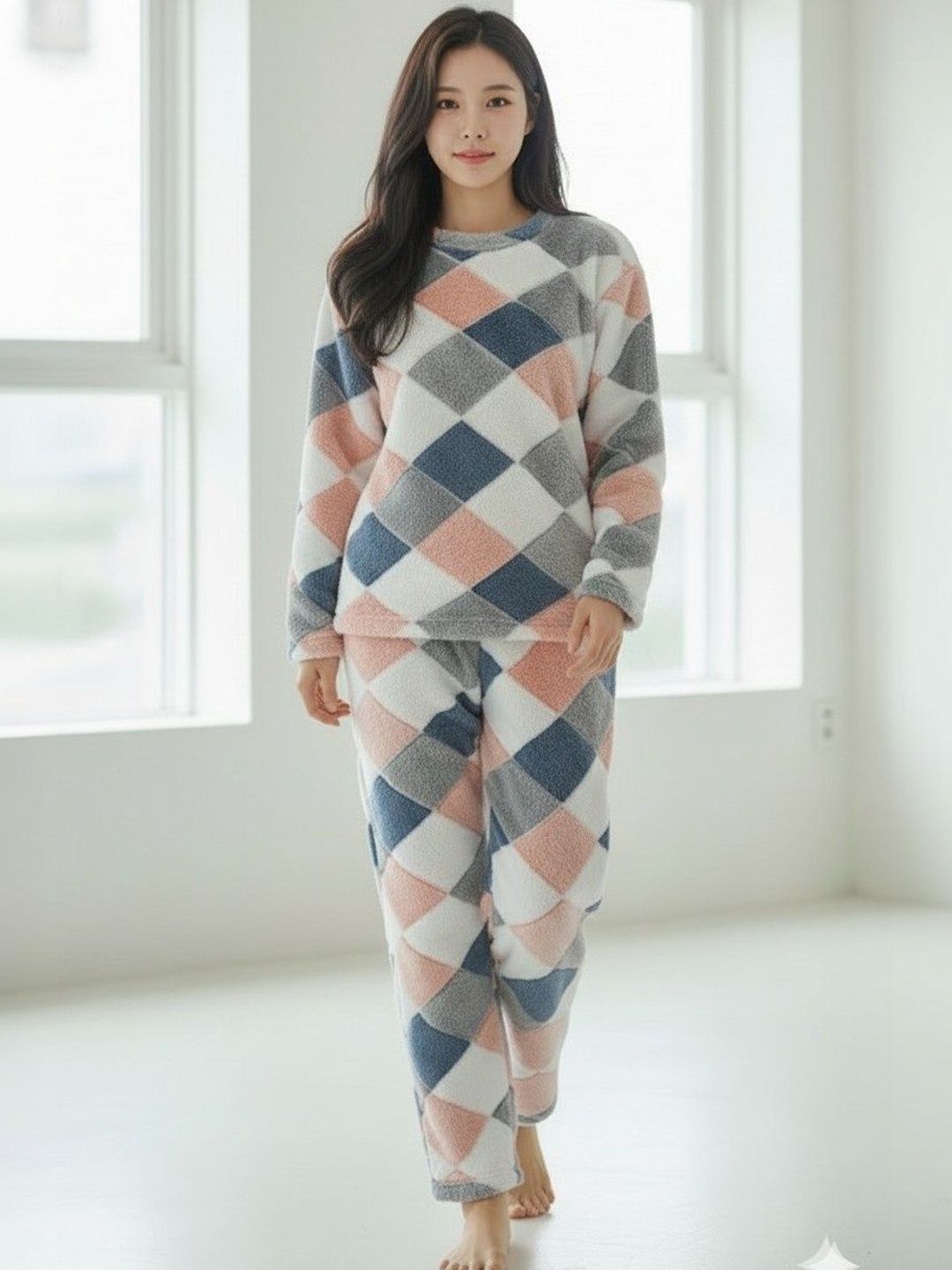 BAESD Women Printed T-shirt with Pyjamas-picture-19