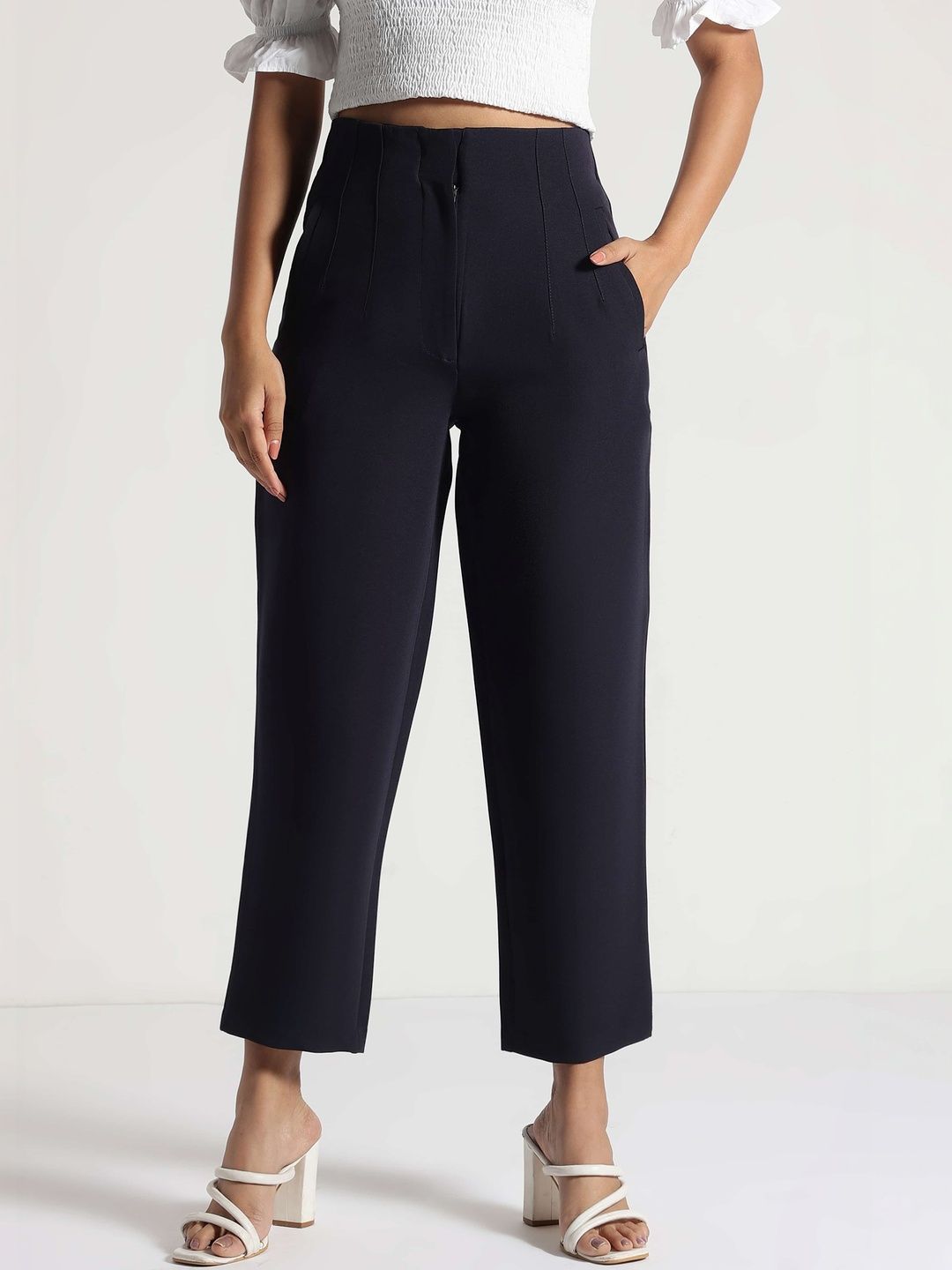 SINO STAR ENTERPRISE Women Classic High-Rise Trousers-picture-24