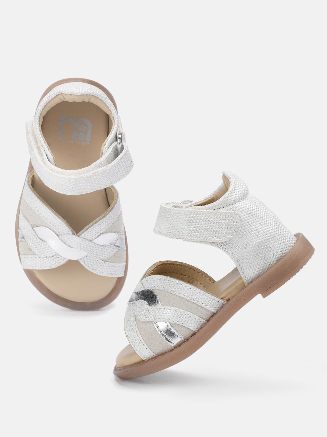 mothercare Girls Glittery Open-Toe Flats-picture-37