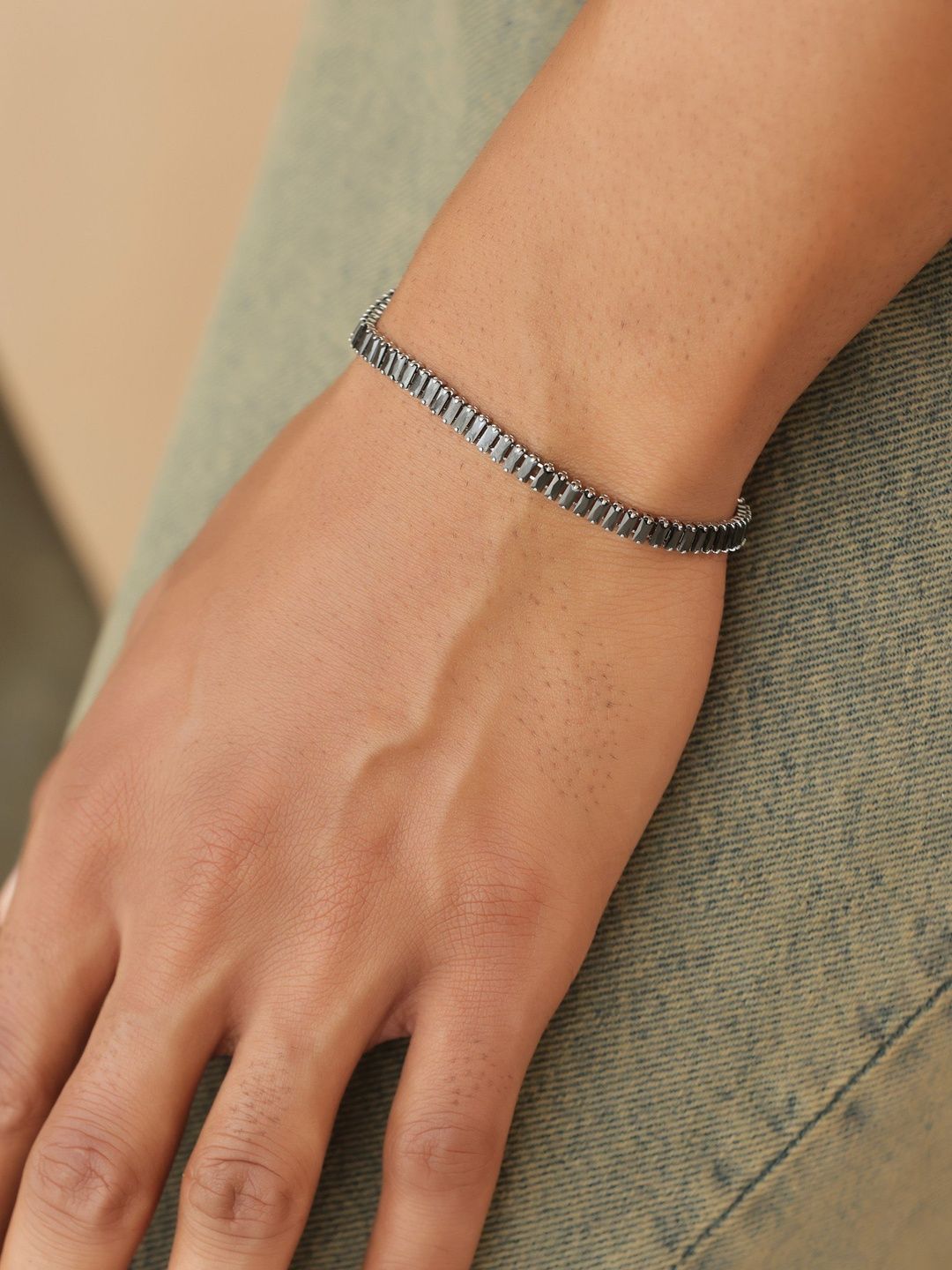 MILLER Men Silver-Plated Link Bracelet-picture-10