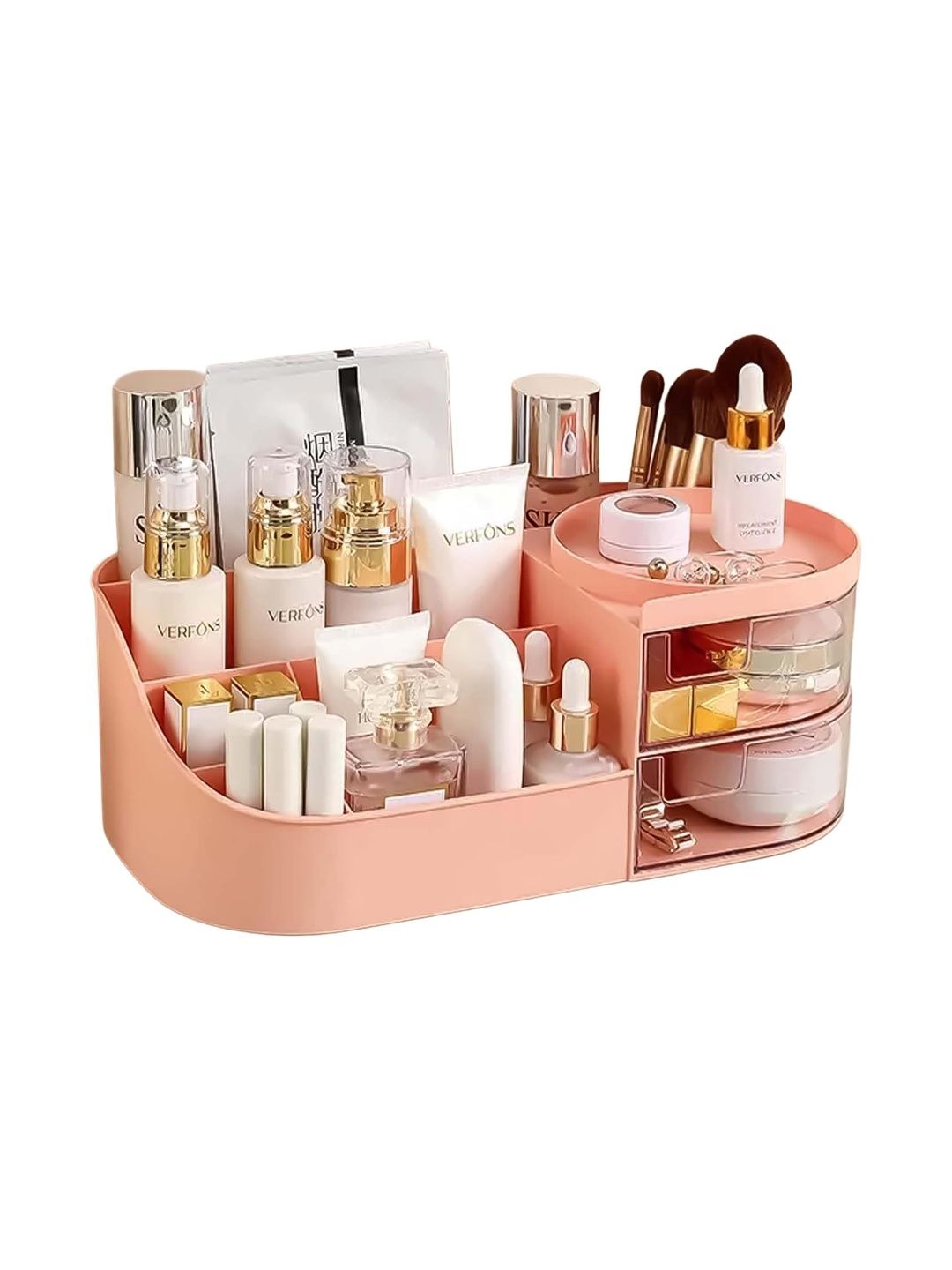 Virtuous Pink Set of 3 Reusable Makeup Organiser Organisers-picture-12
