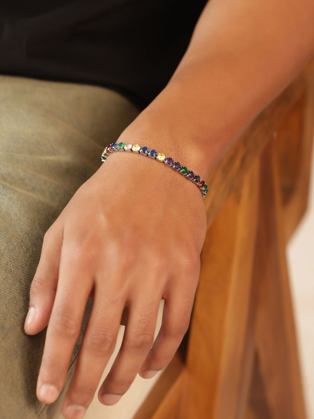 MILLER Men Silver-Plated Link Bracelet-picture-42