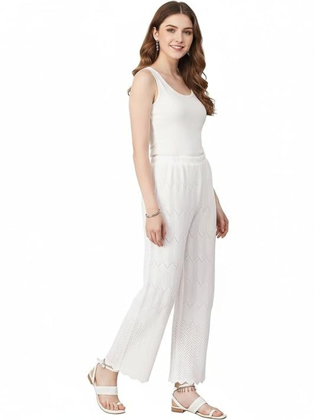Thrifty Thread Women Knitted Ethnic Palazzos-picture-30