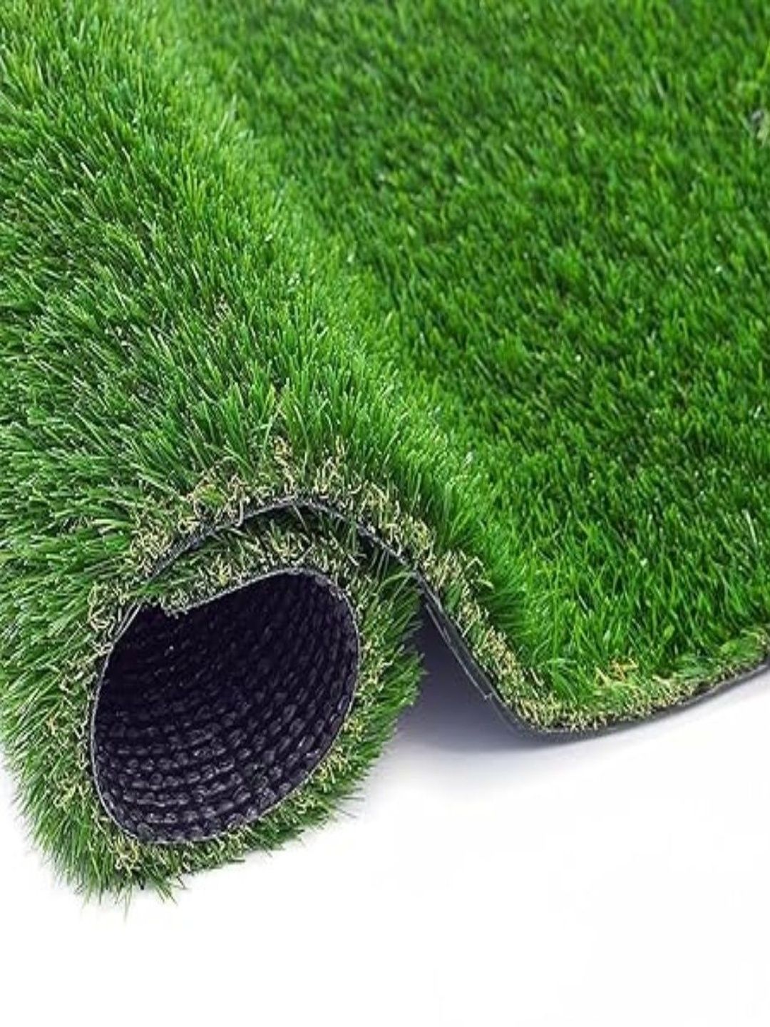 vstucart Green Textured Anti-Skid High Density Artificial Grass Carpet Mat-picture-33
