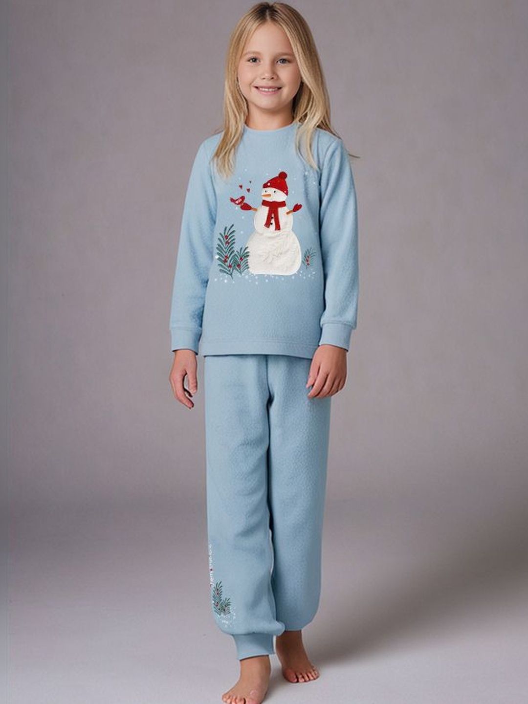 Cherry Crumble Unisex Kids Printed T-shirt with Pyjamas-picture-32