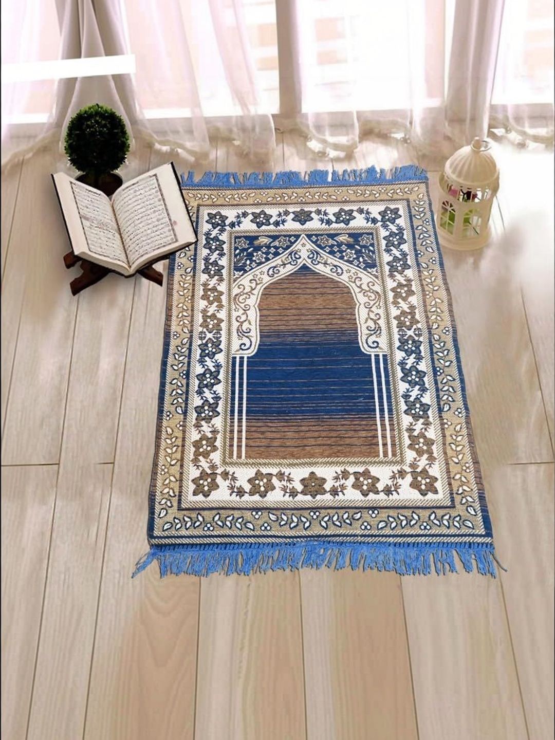 Furnishing Hut Namaz Mat Velvet Eco Friendly Prayer Mats-picture-28