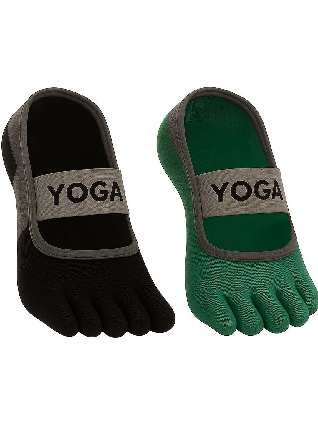 Eleg & Stilance Women Pack of 2 Assorted Anti-Skid Ankle-Length Socks-picture-18